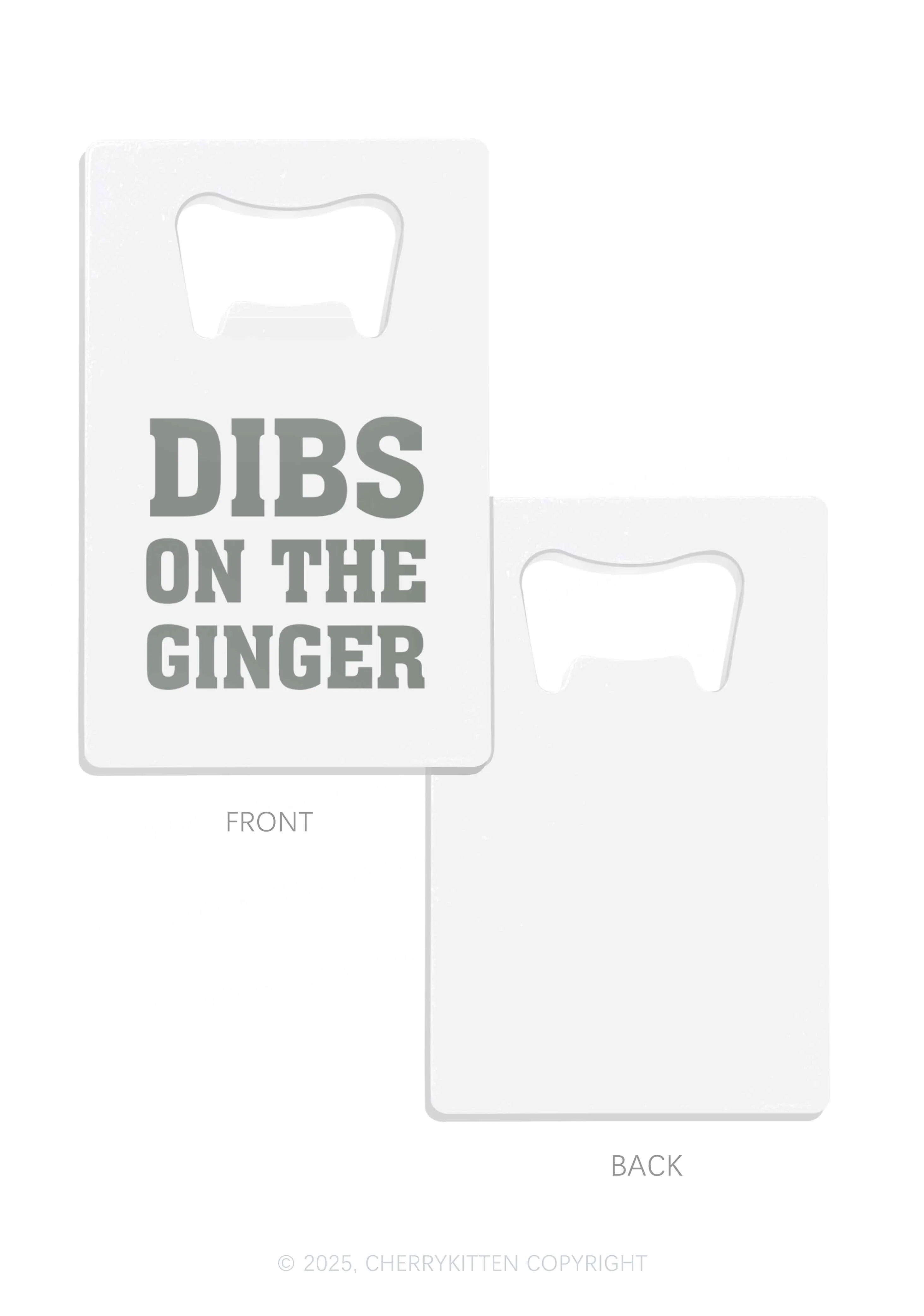 Dibs On The Ginger St Patricks Y2K Credit Card Bottle Openers Cherrykitten - Image 5
