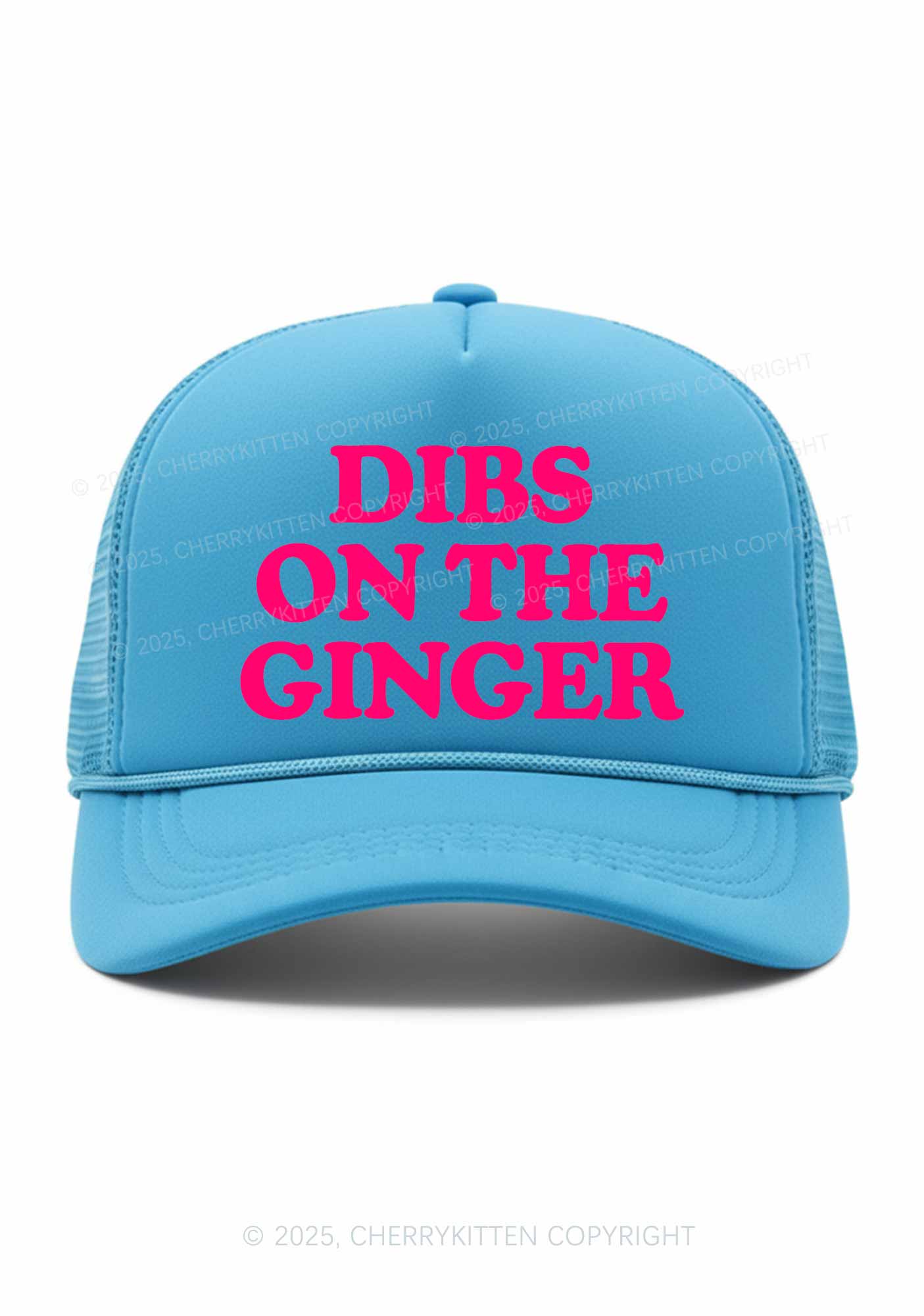 Dibs On The Ginger St Patricks Y2K Trucker Hat Cherrykitten - Image 2