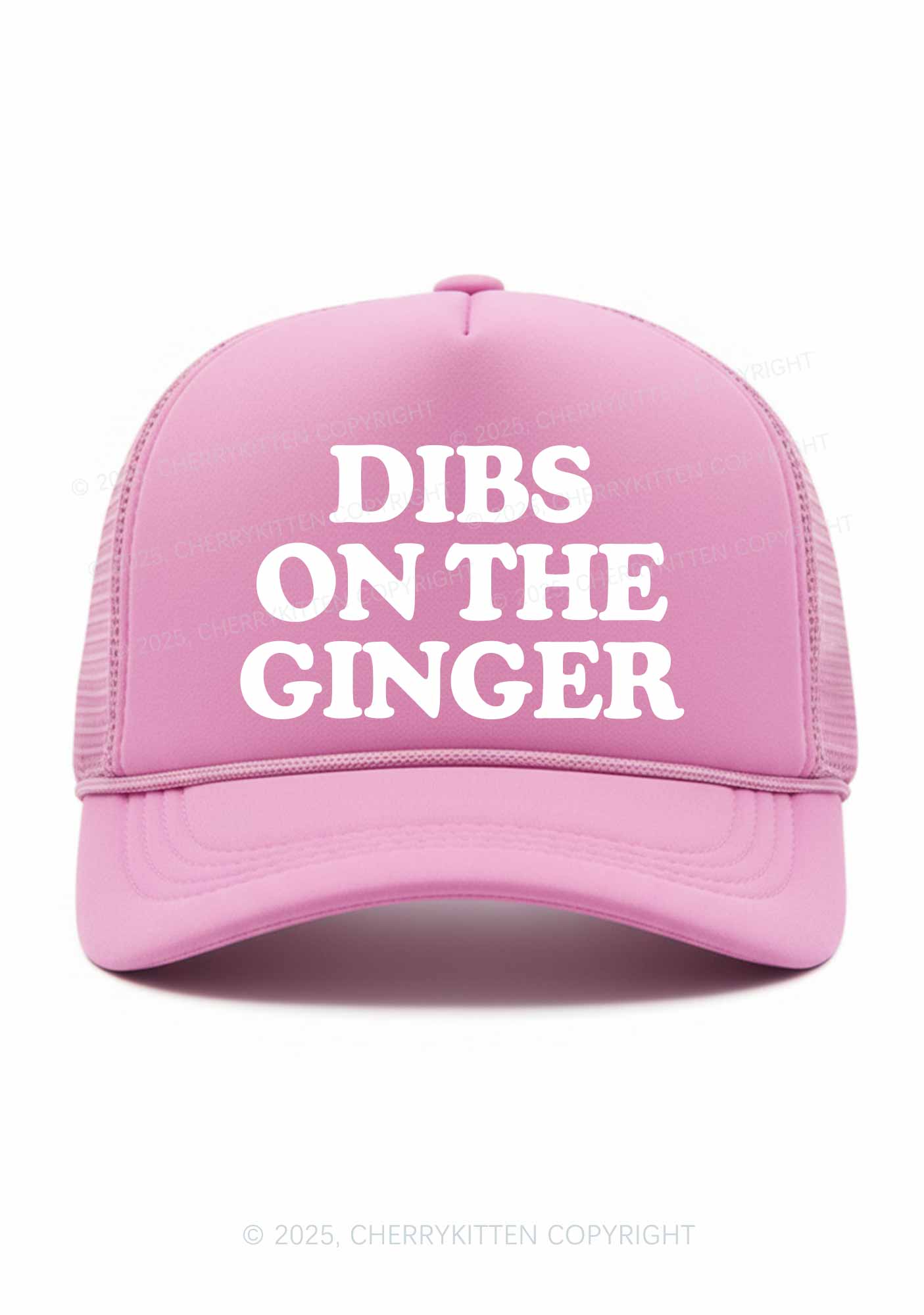 Dibs On The Ginger St Patricks Y2K Trucker Hat Cherrykitten - Image 6