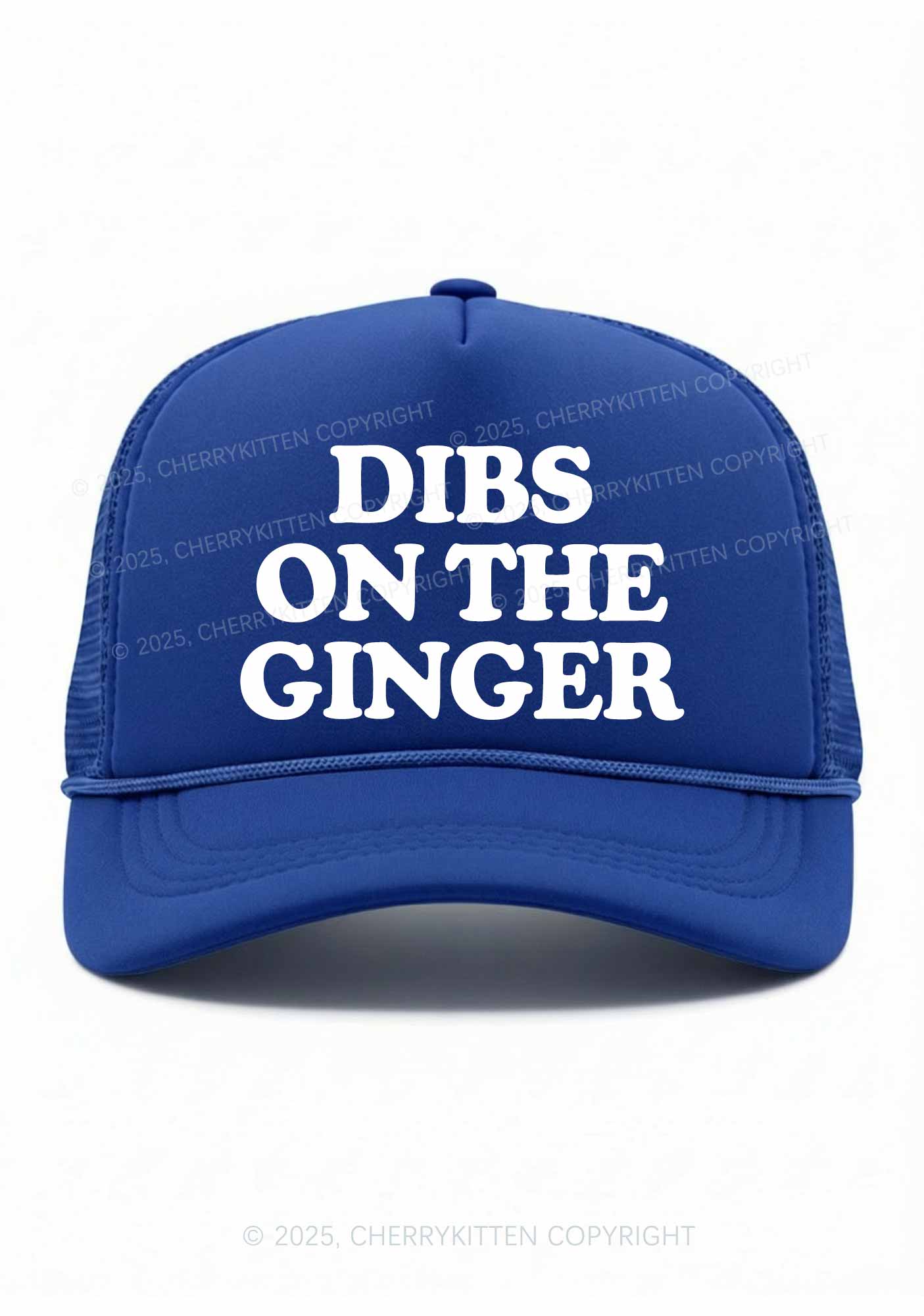 Dibs On The Ginger St Patricks Y2K Trucker Hat Cherrykitten - Image 9