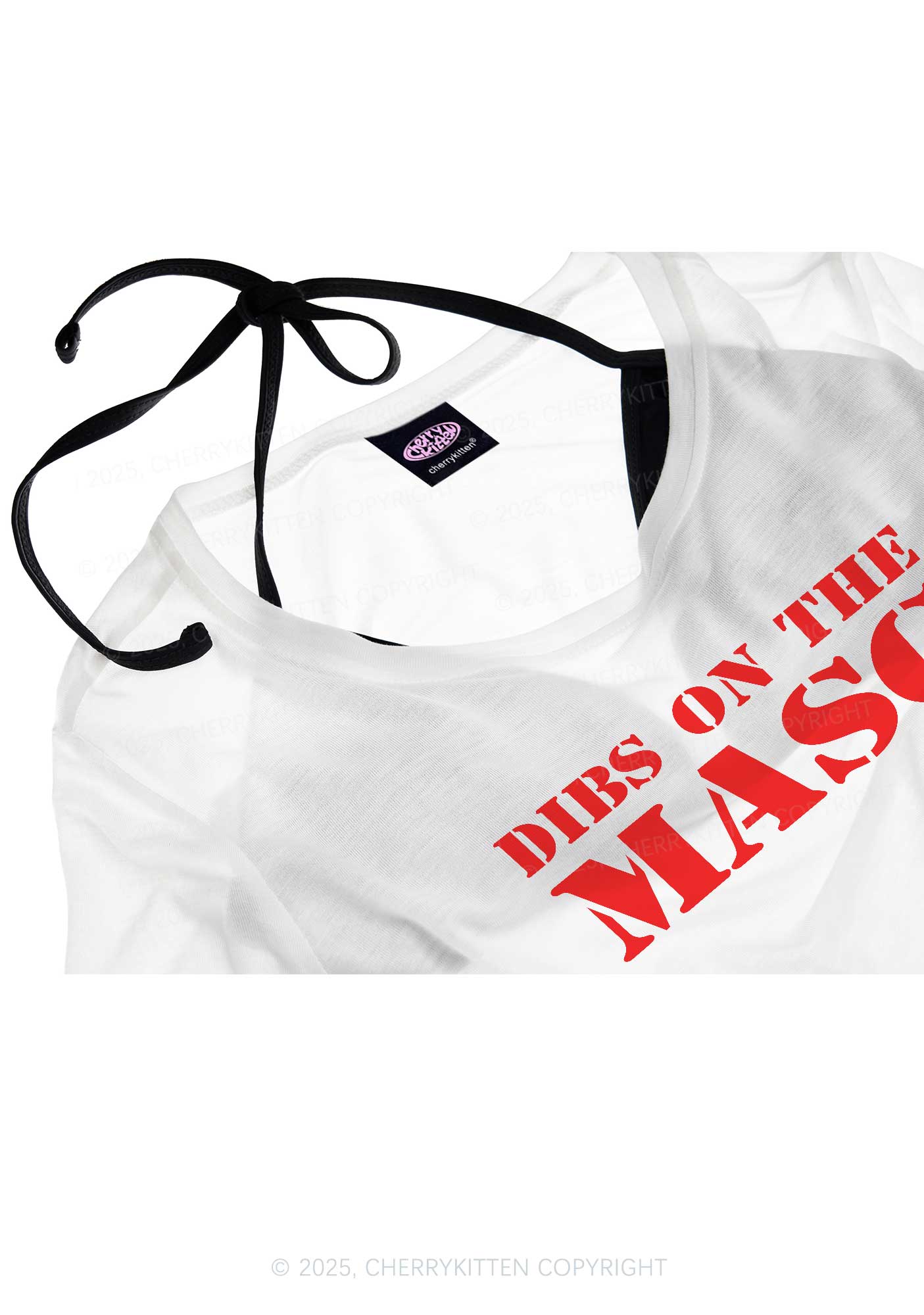 Dibs On The Masc Pride Y2K Sheer Crop Tee Cherrykitten - Image 4