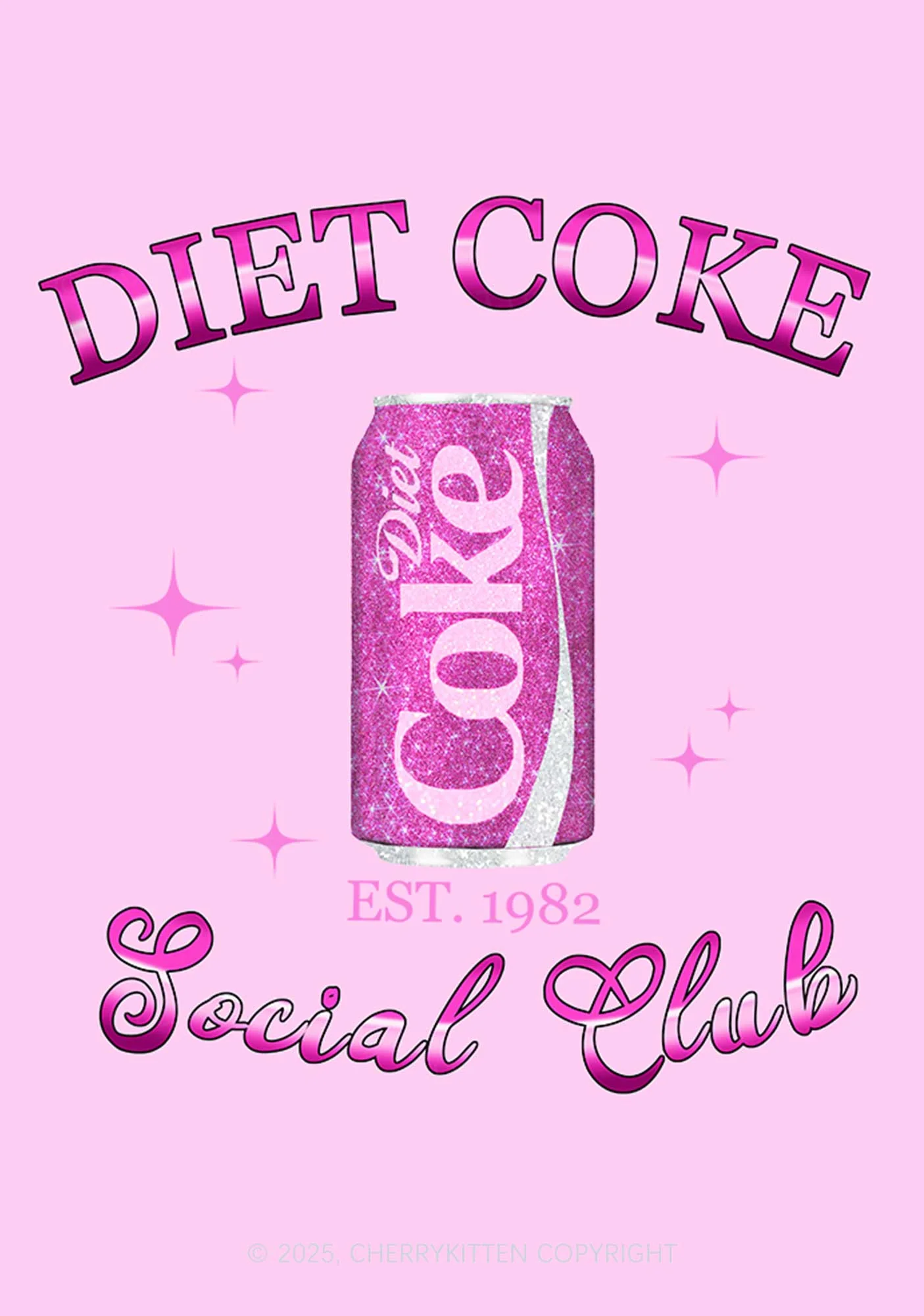 Diet Coke Social Club 1Pc Y2K Pin Badge Cherrykitten - Image 2
