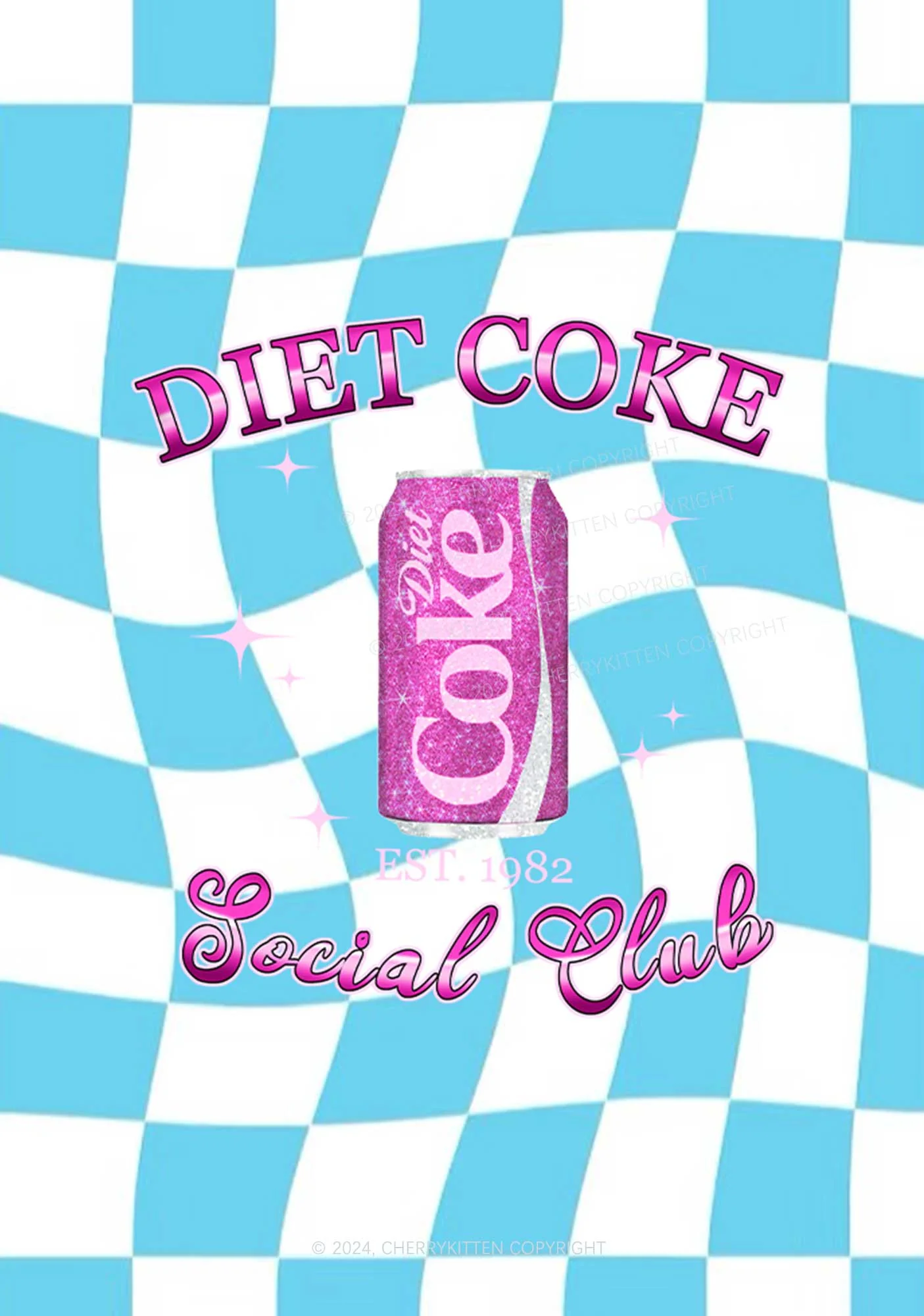 Diet Coke Social Club Y2K Phone Case Cherrykitten - Image 2
