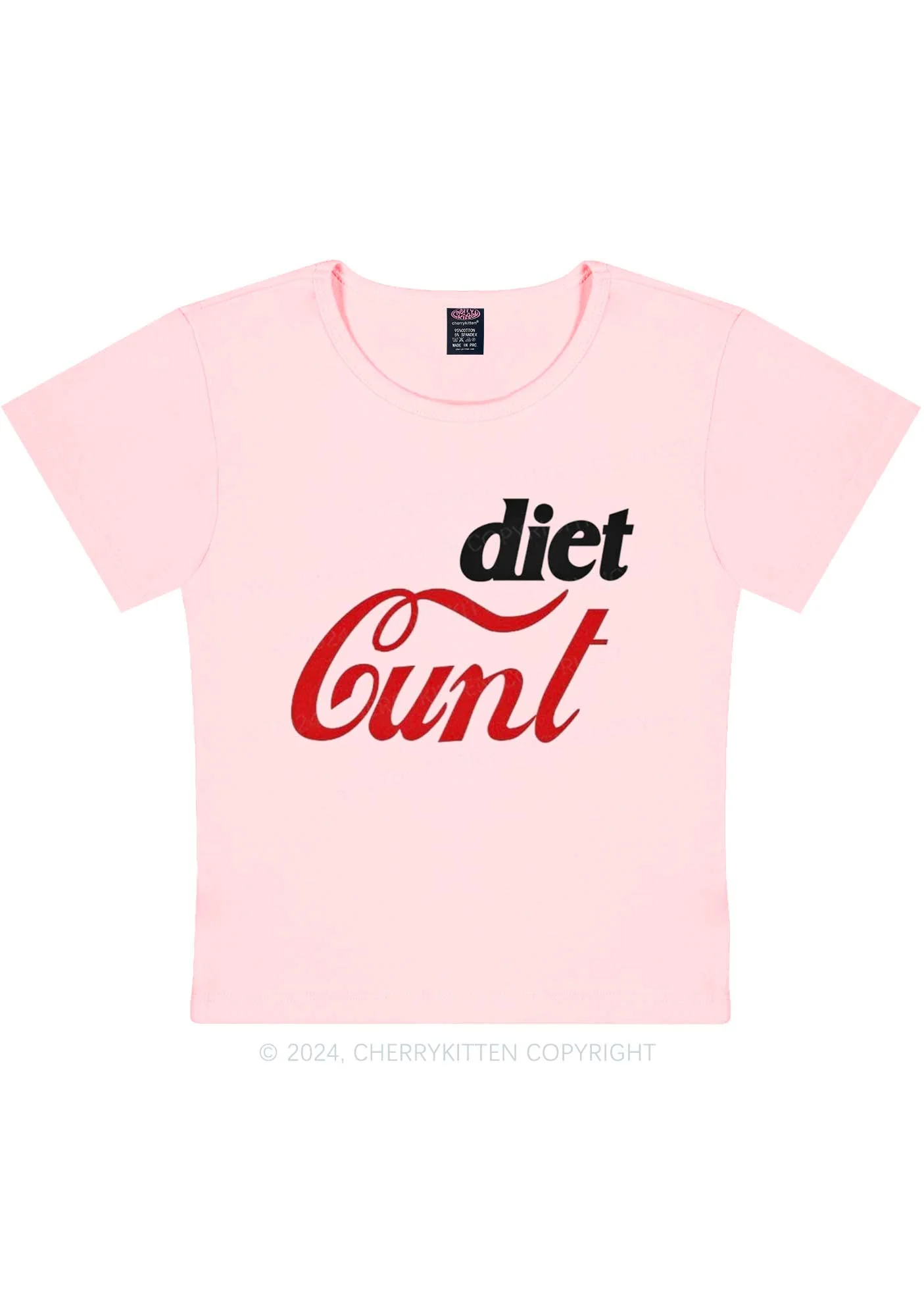 Diet Cxxt Y2K Baby Tee Cherrykitten - Image 12