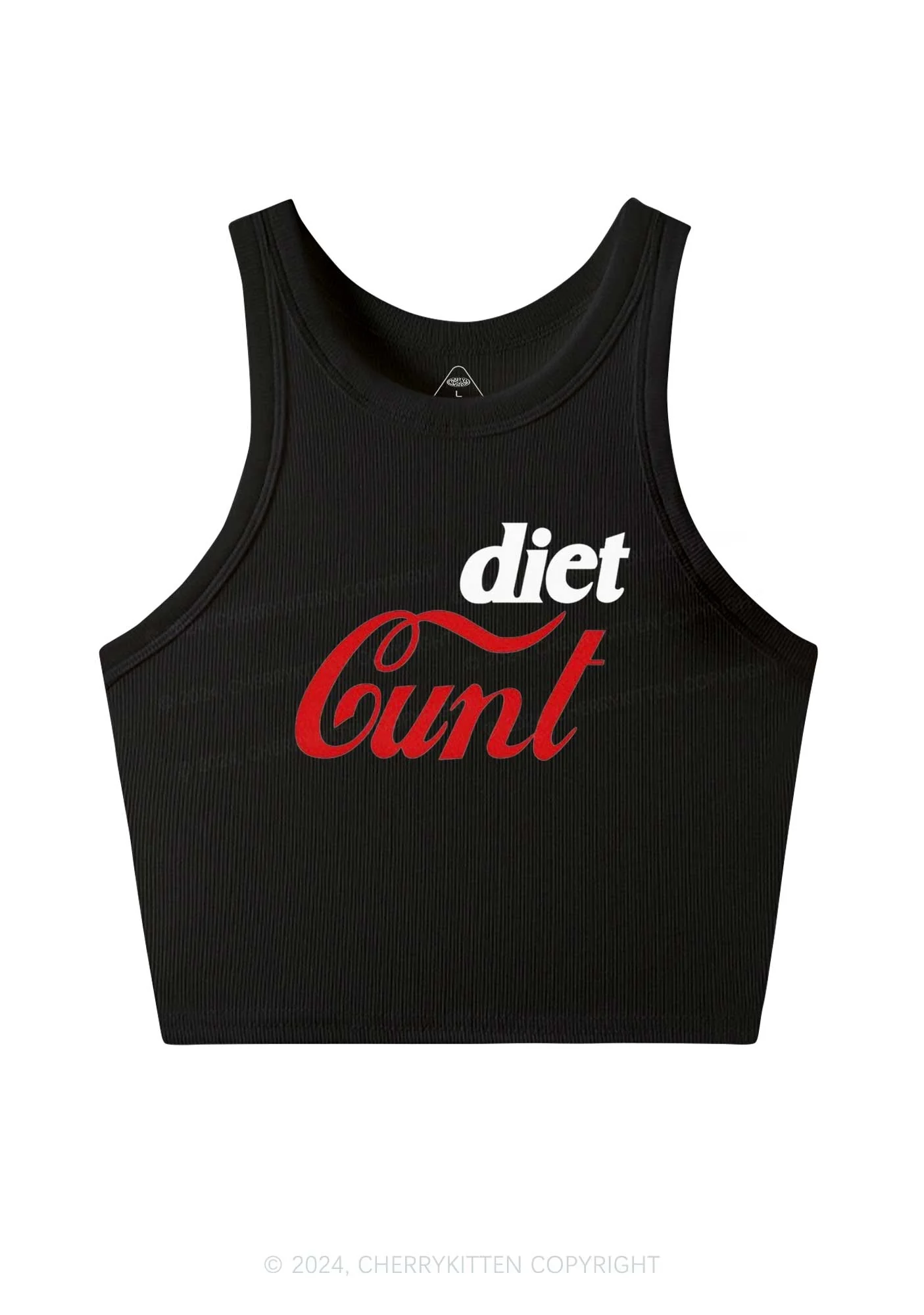 Diet Cxxt Y2K Crop Tank Top Cherrykitten - Image 3