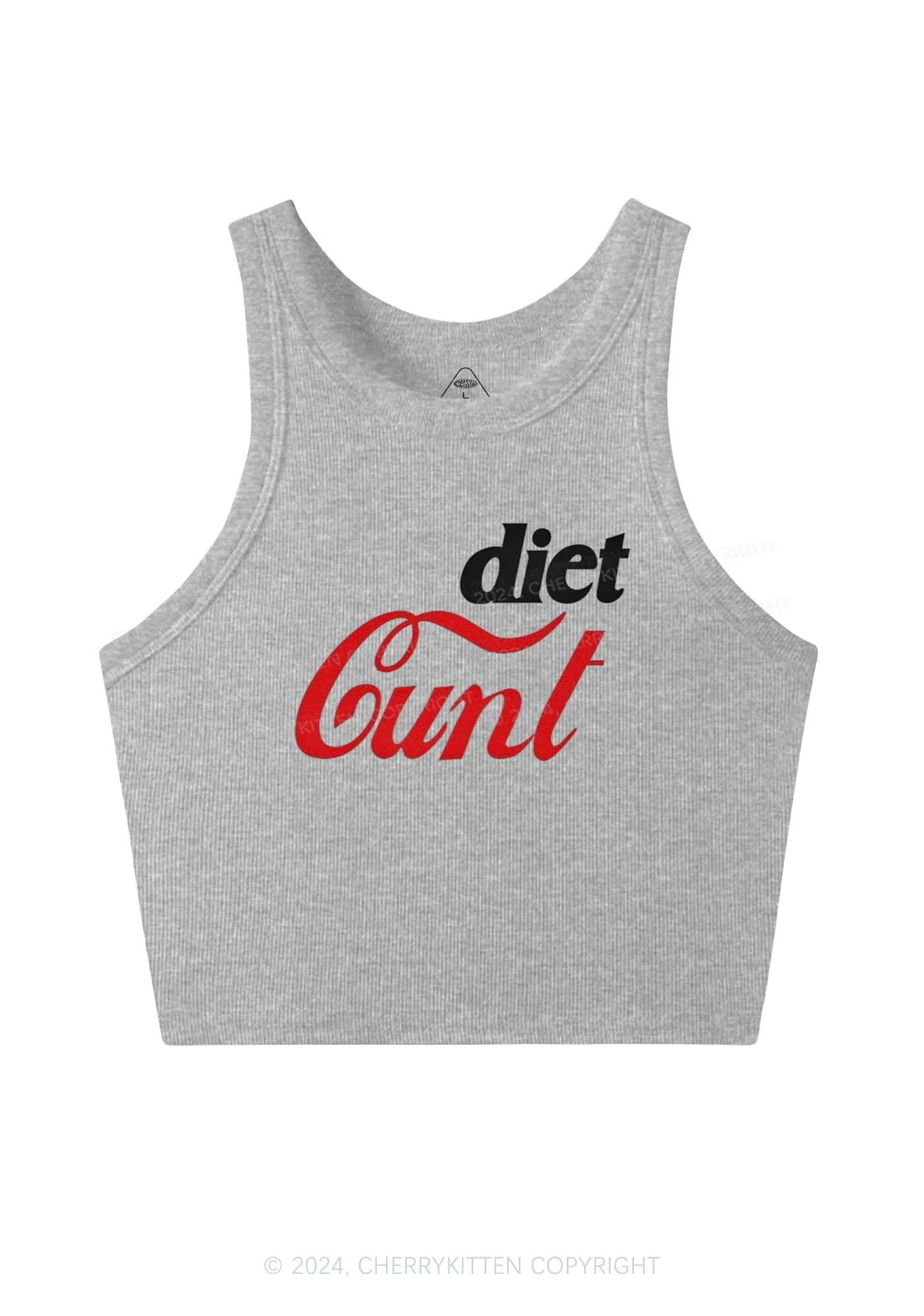 Diet Cxxt Y2K Crop Tank Top Cherrykitten - Image 4