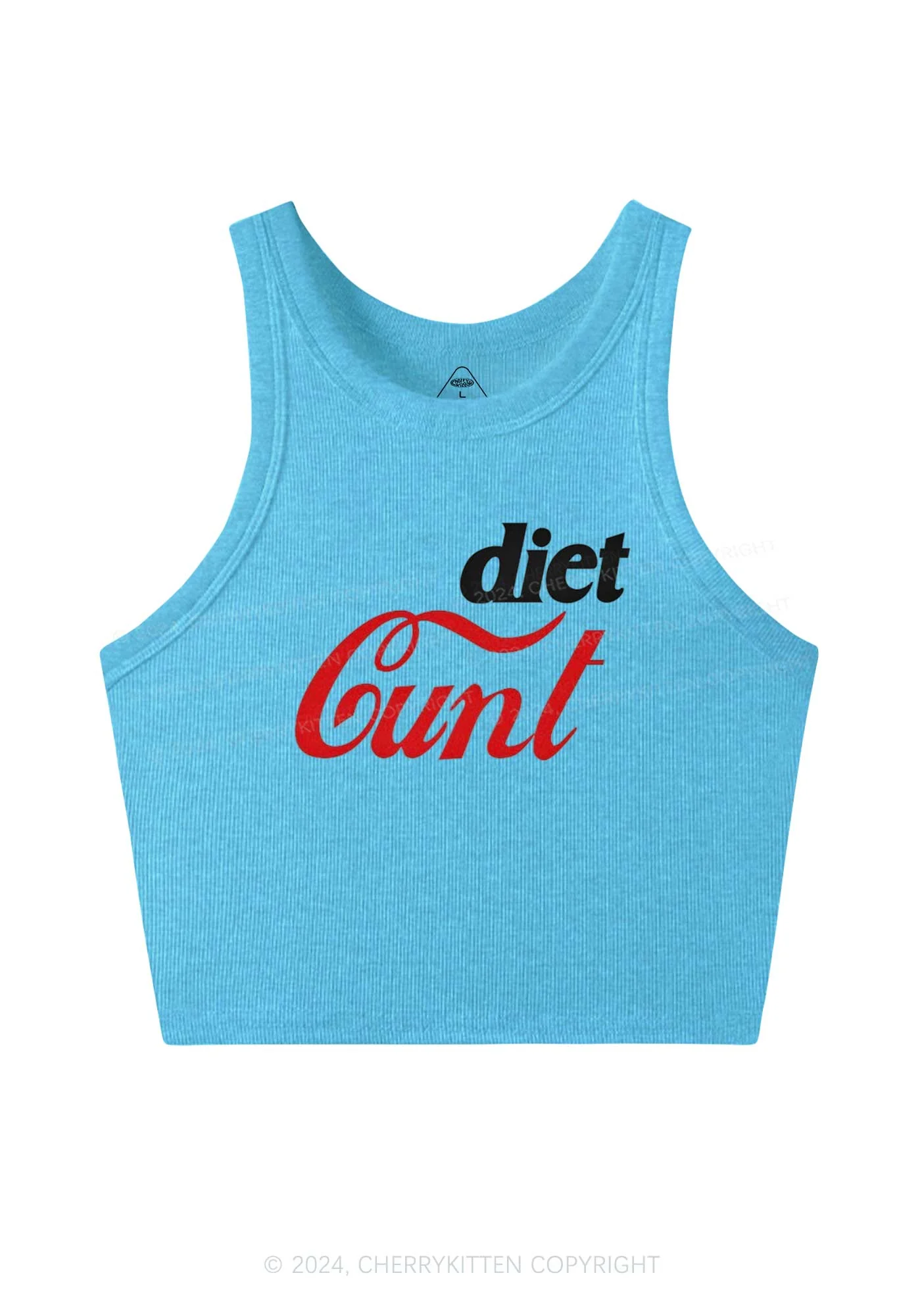 Diet Cxxt Y2K Crop Tank Top Cherrykitten - Image 5