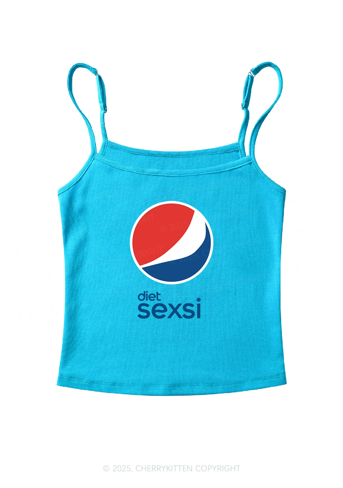 Diet Sexsi Y2K Spaghetti Strap Cami Cherrykitten - Image 4