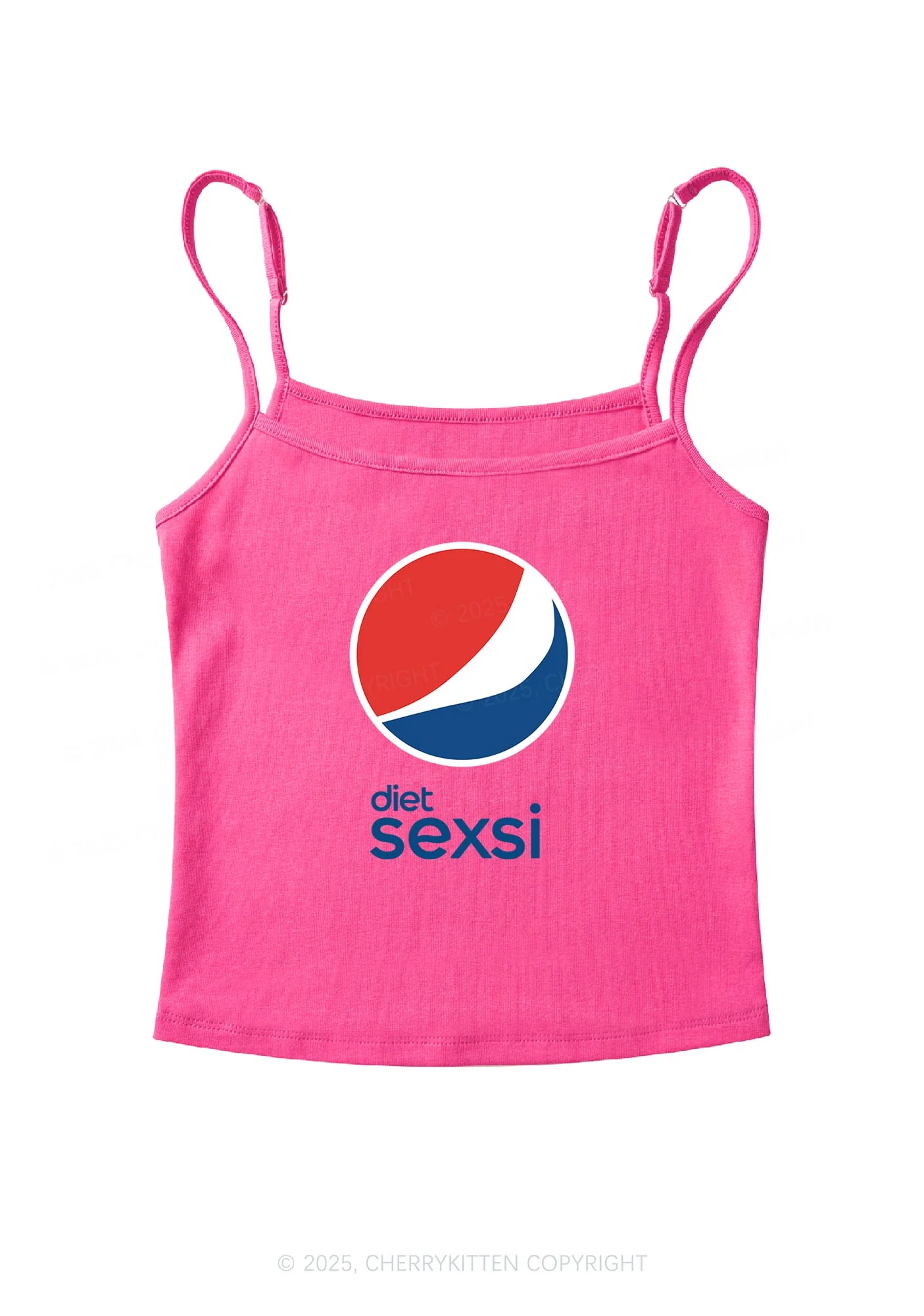 Diet Sexsi Y2K Spaghetti Strap Cami Cherrykitten - Image 5