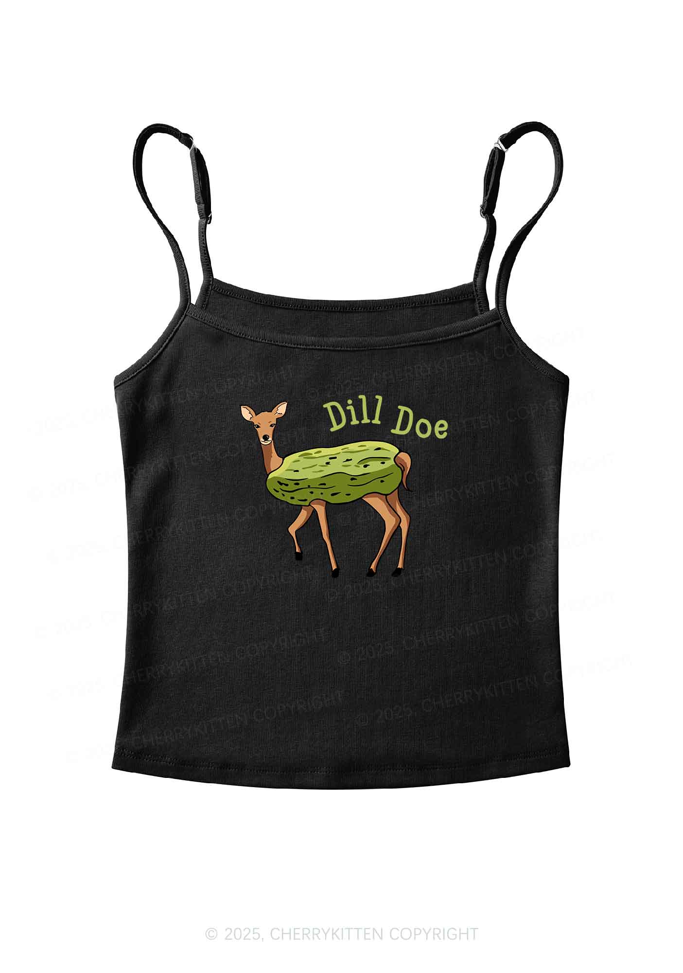 Dill Doe Y2K Spaghetti Strap Cami Cherrykitten - Image 3