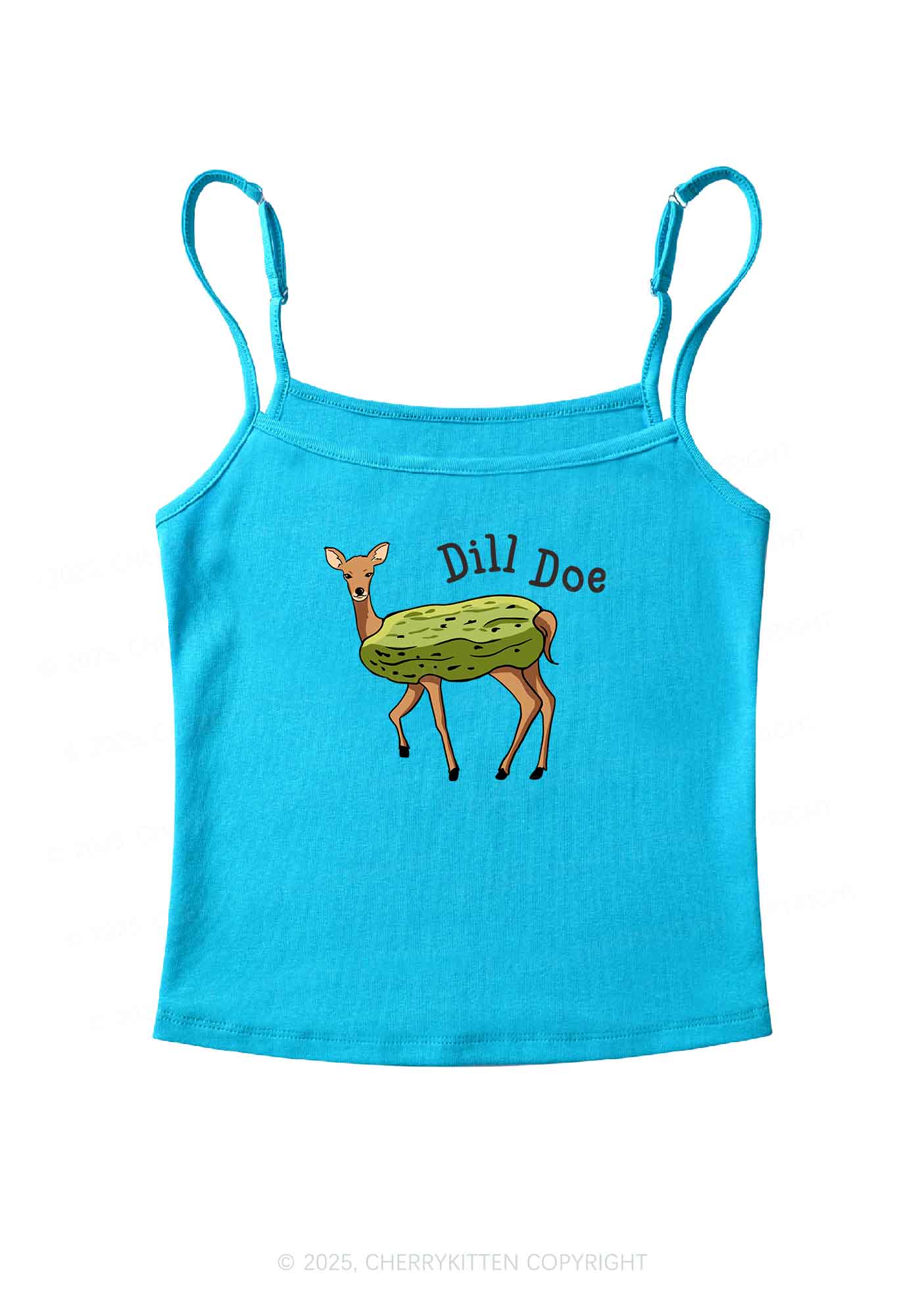 Dill Doe Y2K Spaghetti Strap Cami Cherrykitten - Image 4