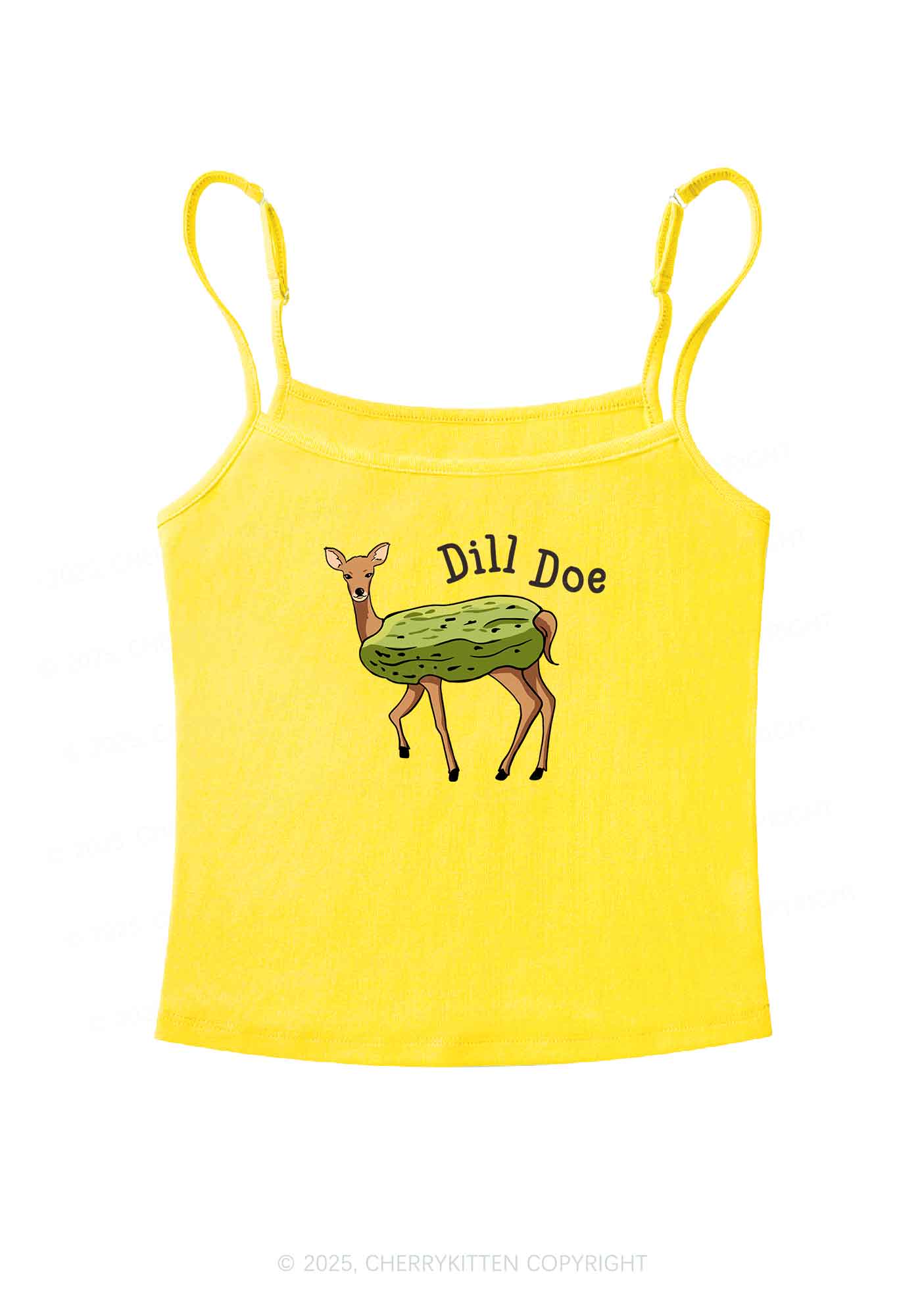 Dill Doe Y2K Spaghetti Strap Cami Cherrykitten - Image 7