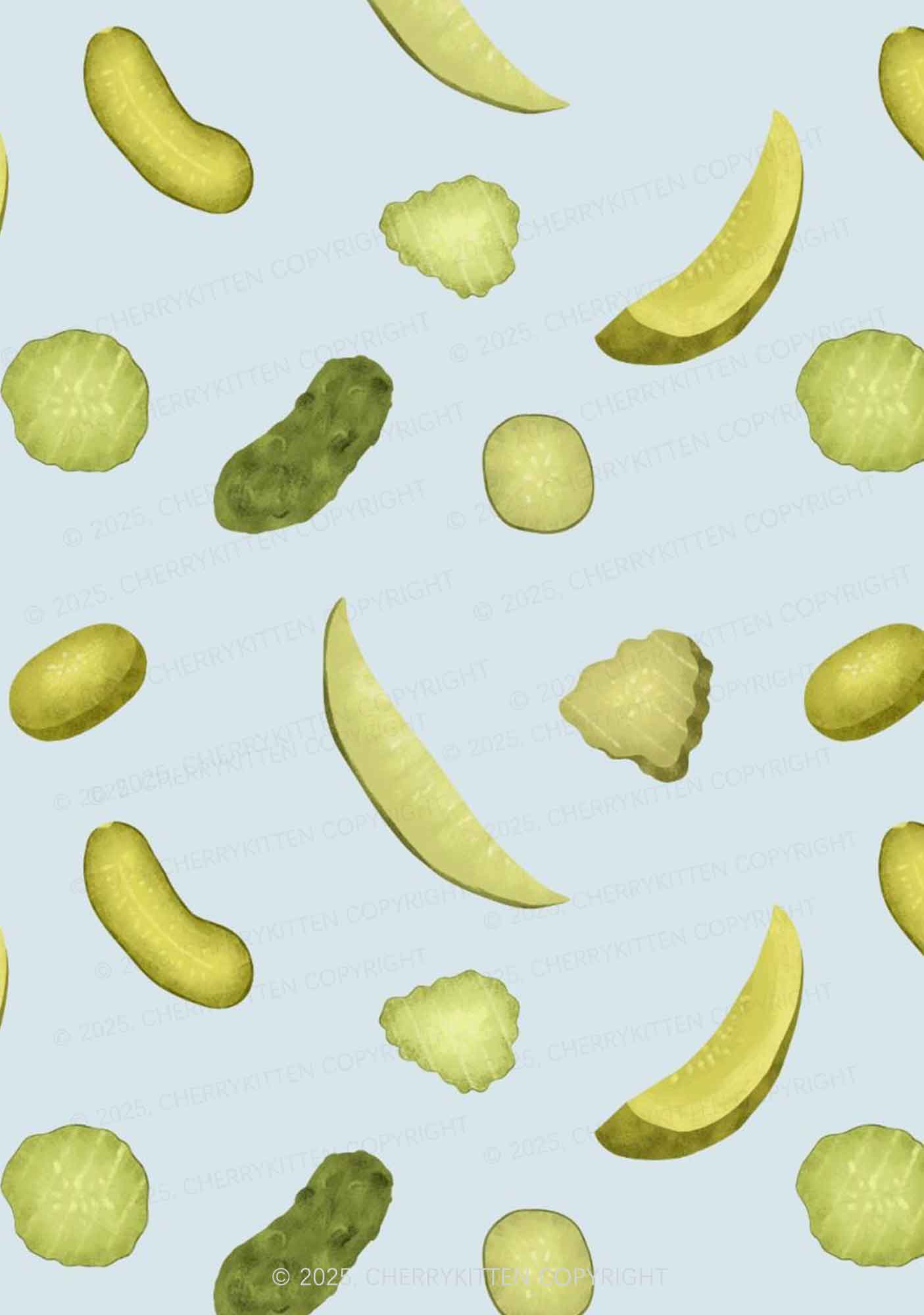 Dill Pickle Y2K Print Bikini Set Cherrykitten - Image 2
