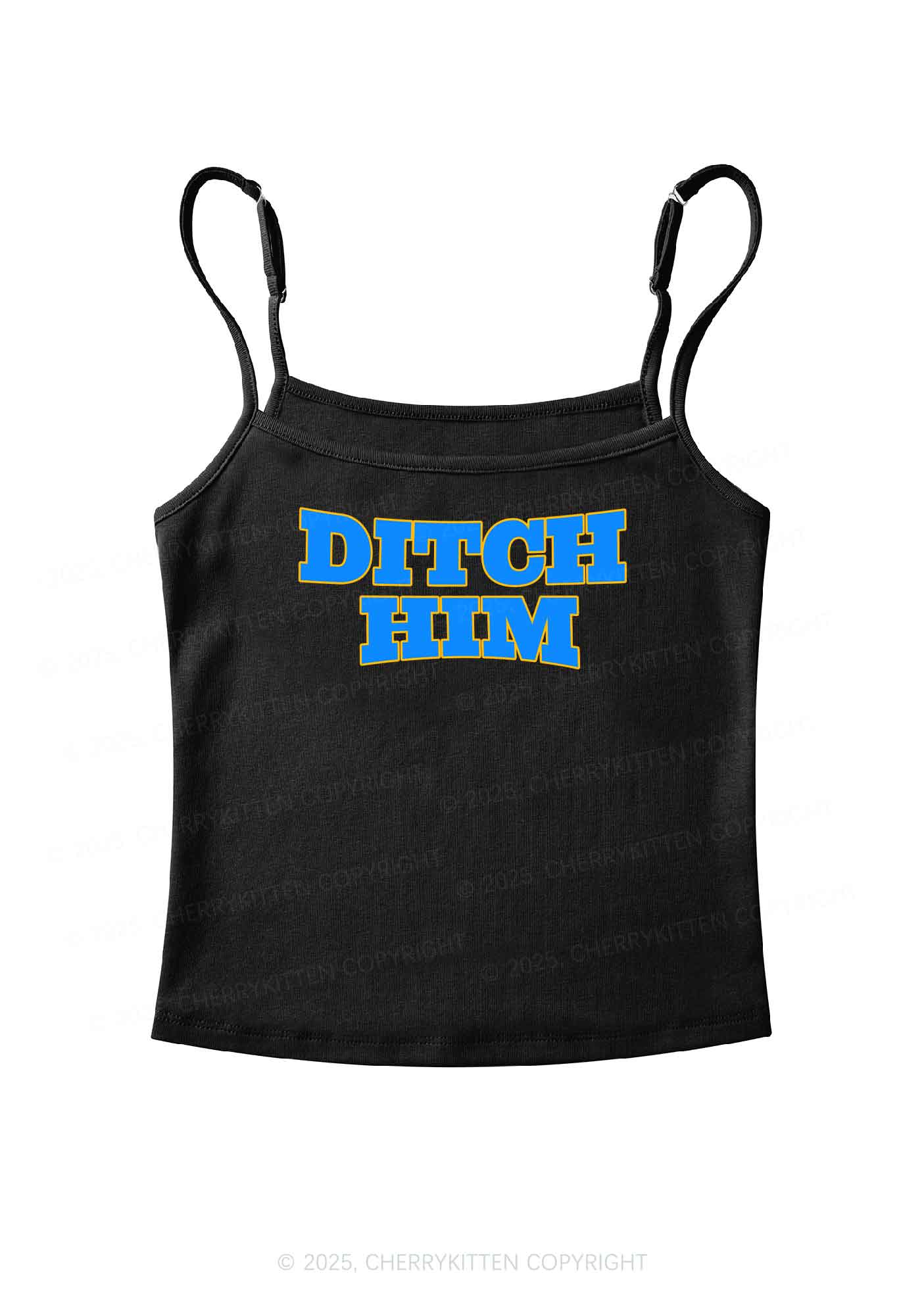 Ditch Him Pride Y2K Spaghetti Strap Cami Cherrykitten - Image 3
