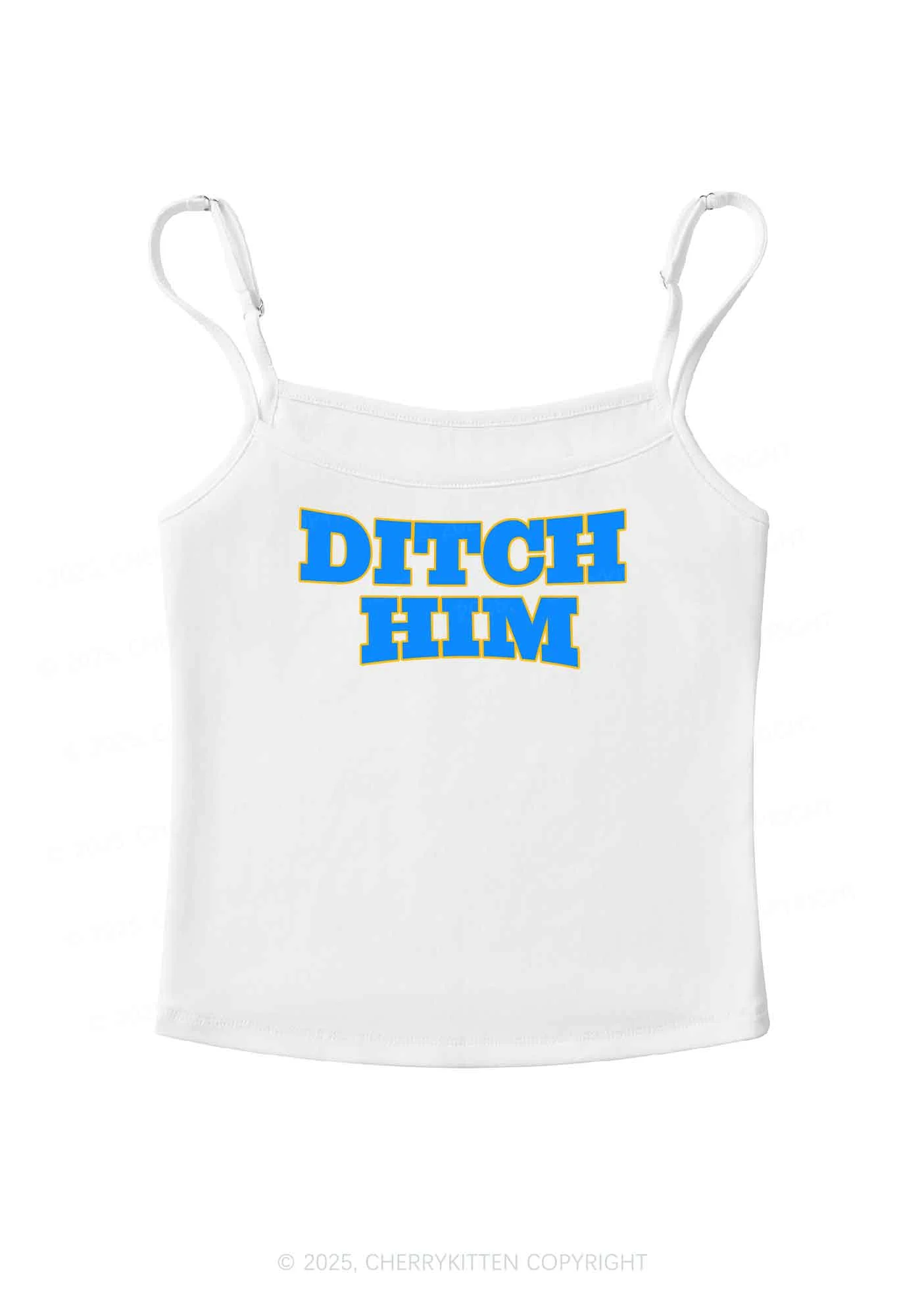 Ditch Him Pride Y2K Spaghetti Strap Cami Cherrykitten - Image 4