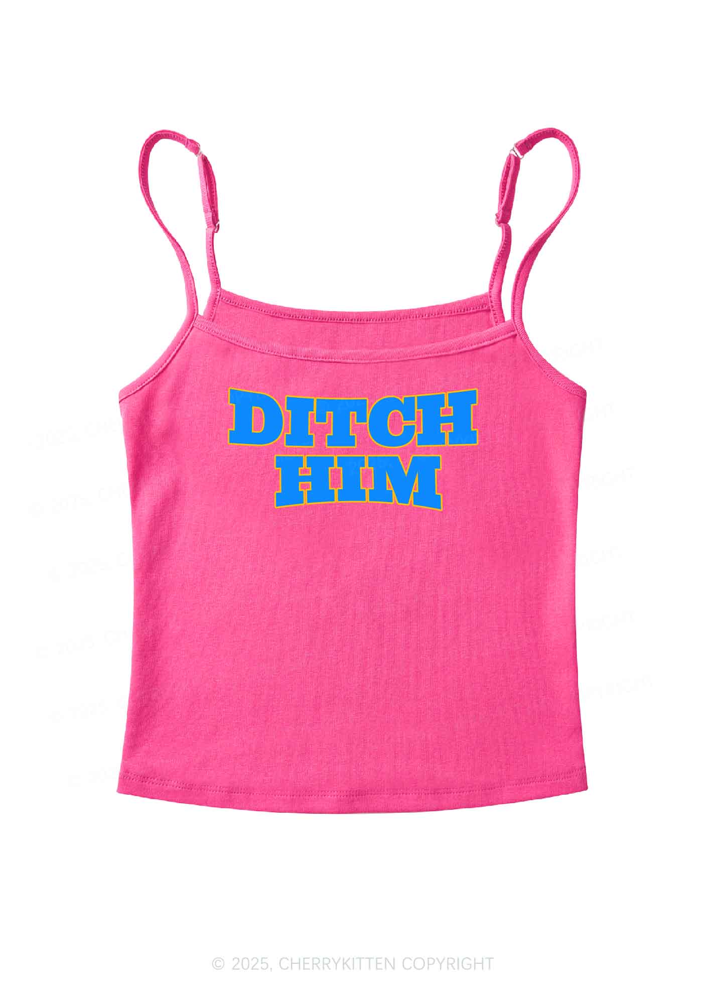 Ditch Him Pride Y2K Spaghetti Strap Cami Cherrykitten - Image 5