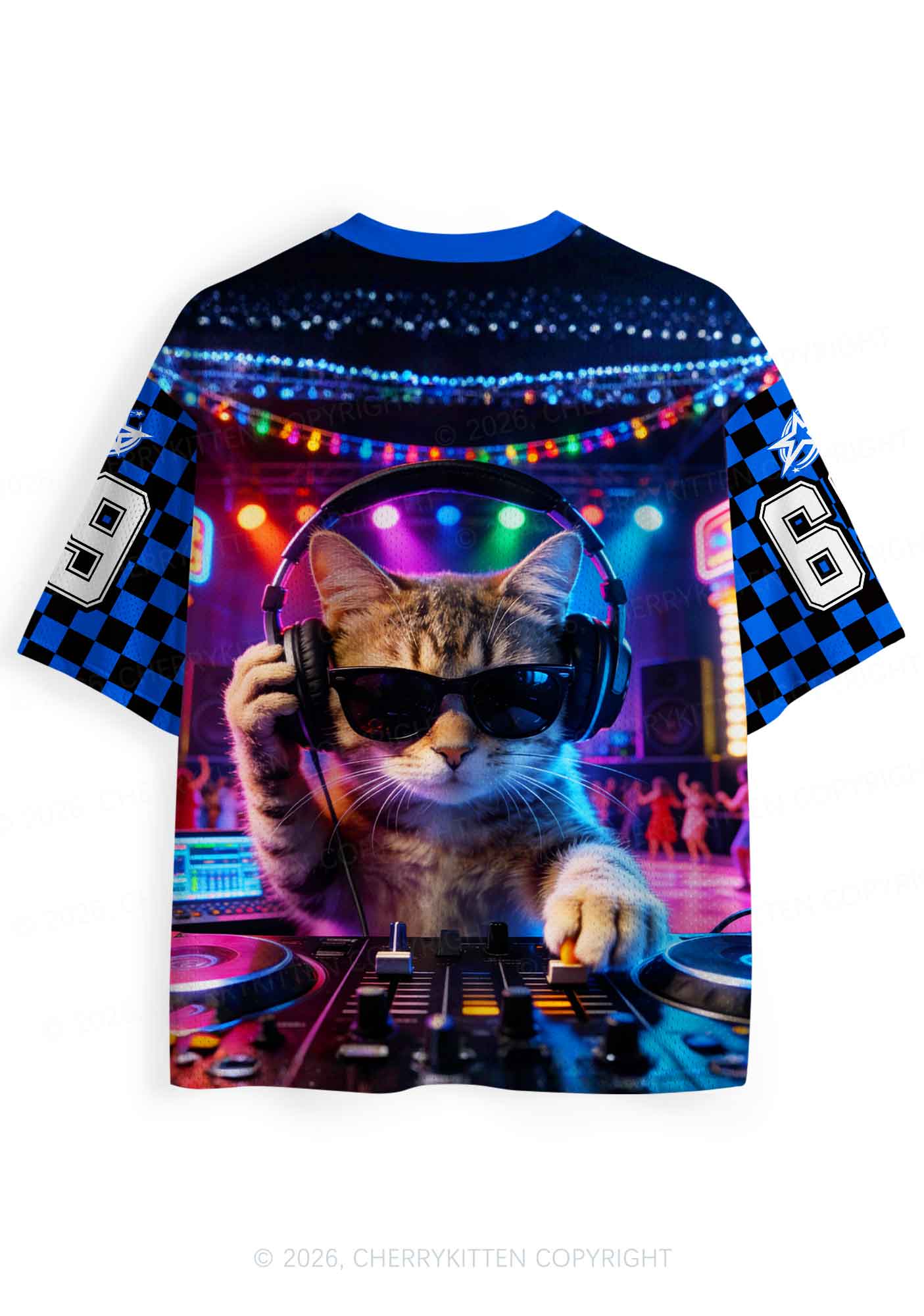 DJ Cat Rave Y2K Sport Jersey Shirts Cherrykitten - Image 4