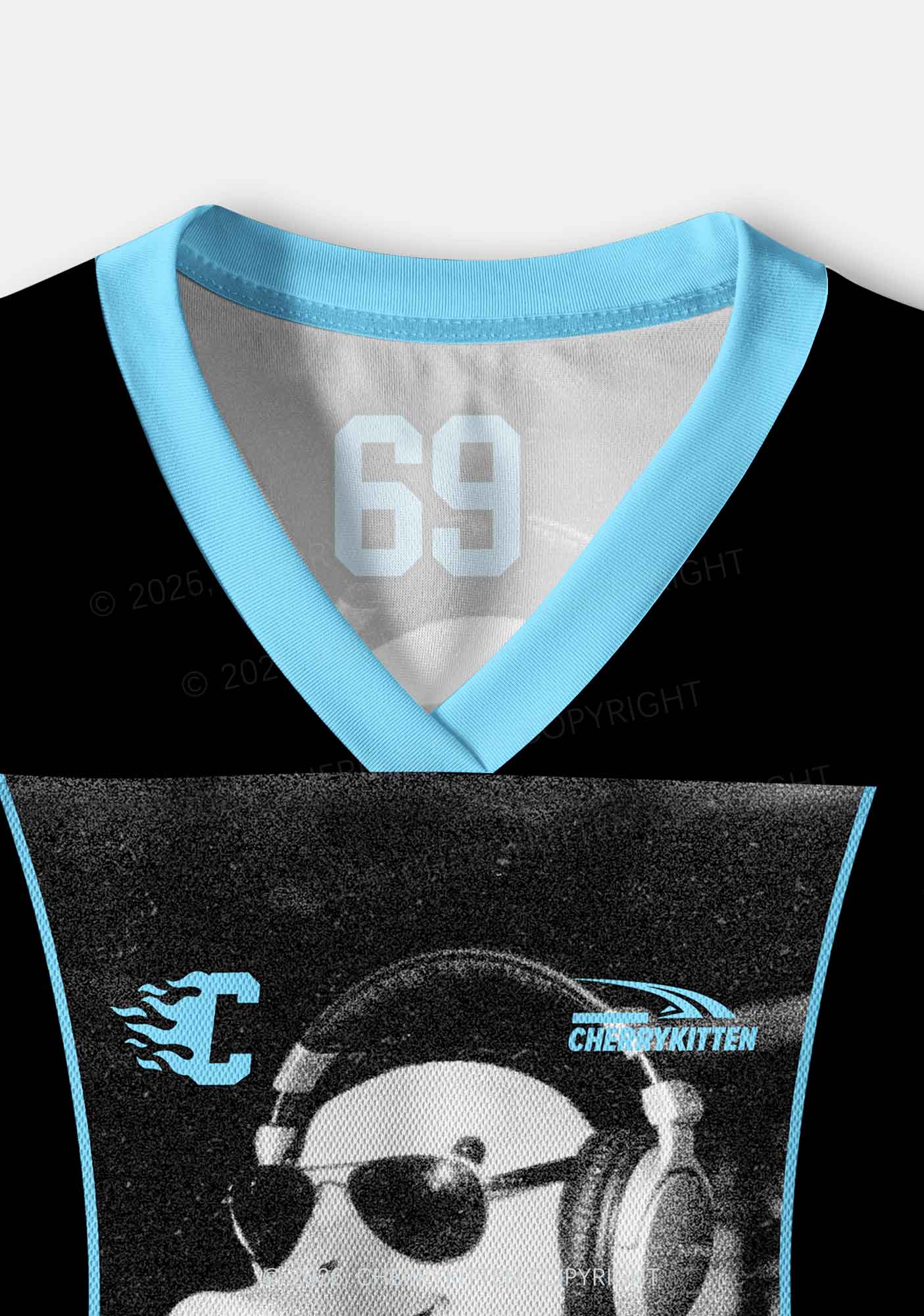 DJ Duck Y2K Crop Sport Jersey Shirts Cherrykitten - Image 6
