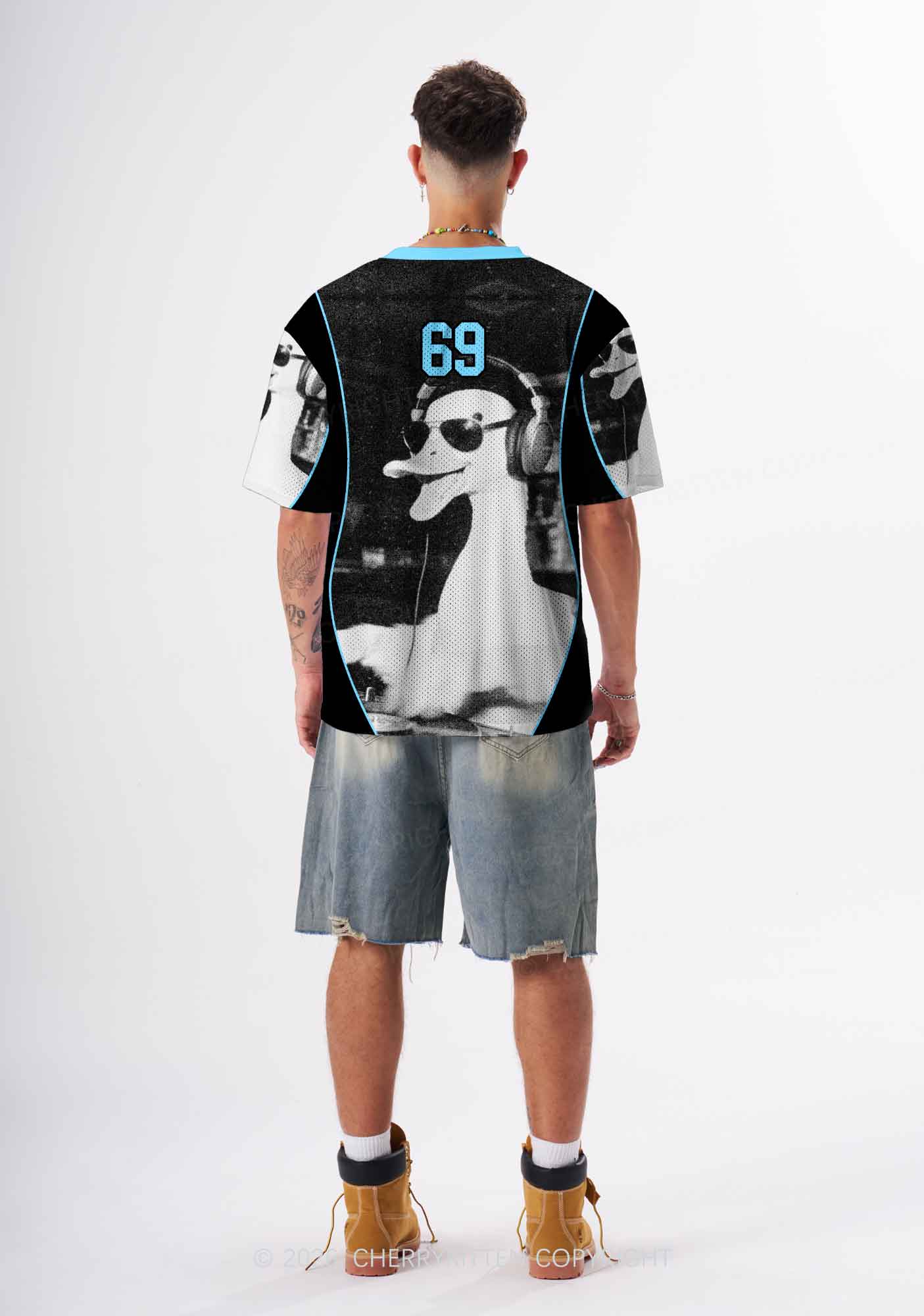 DJ Duck Y2K Sport Jersey Shirts Cherrykitten - Image 3