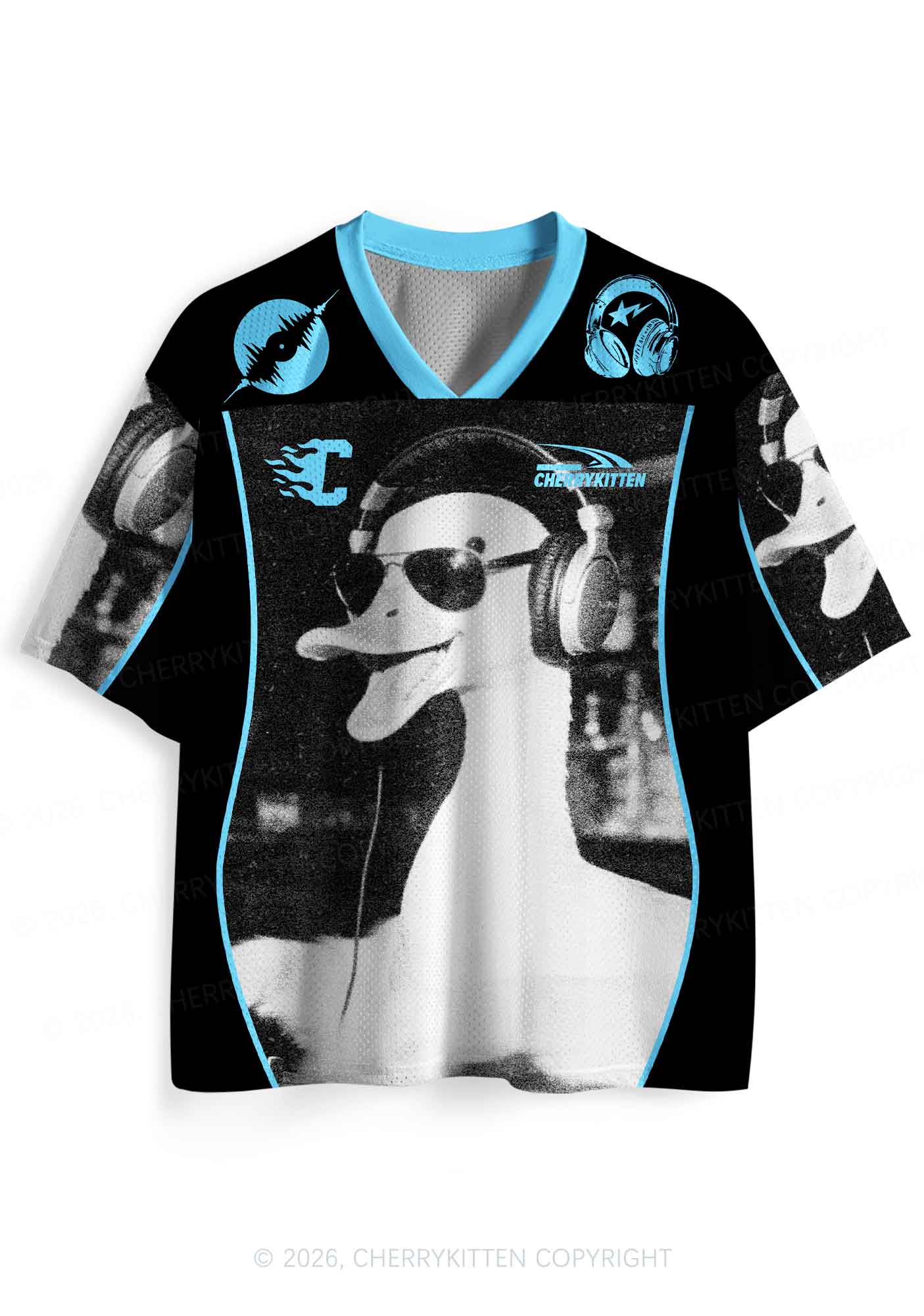 DJ Duck Y2K Sport Jersey Shirts Cherrykitten - Image 4