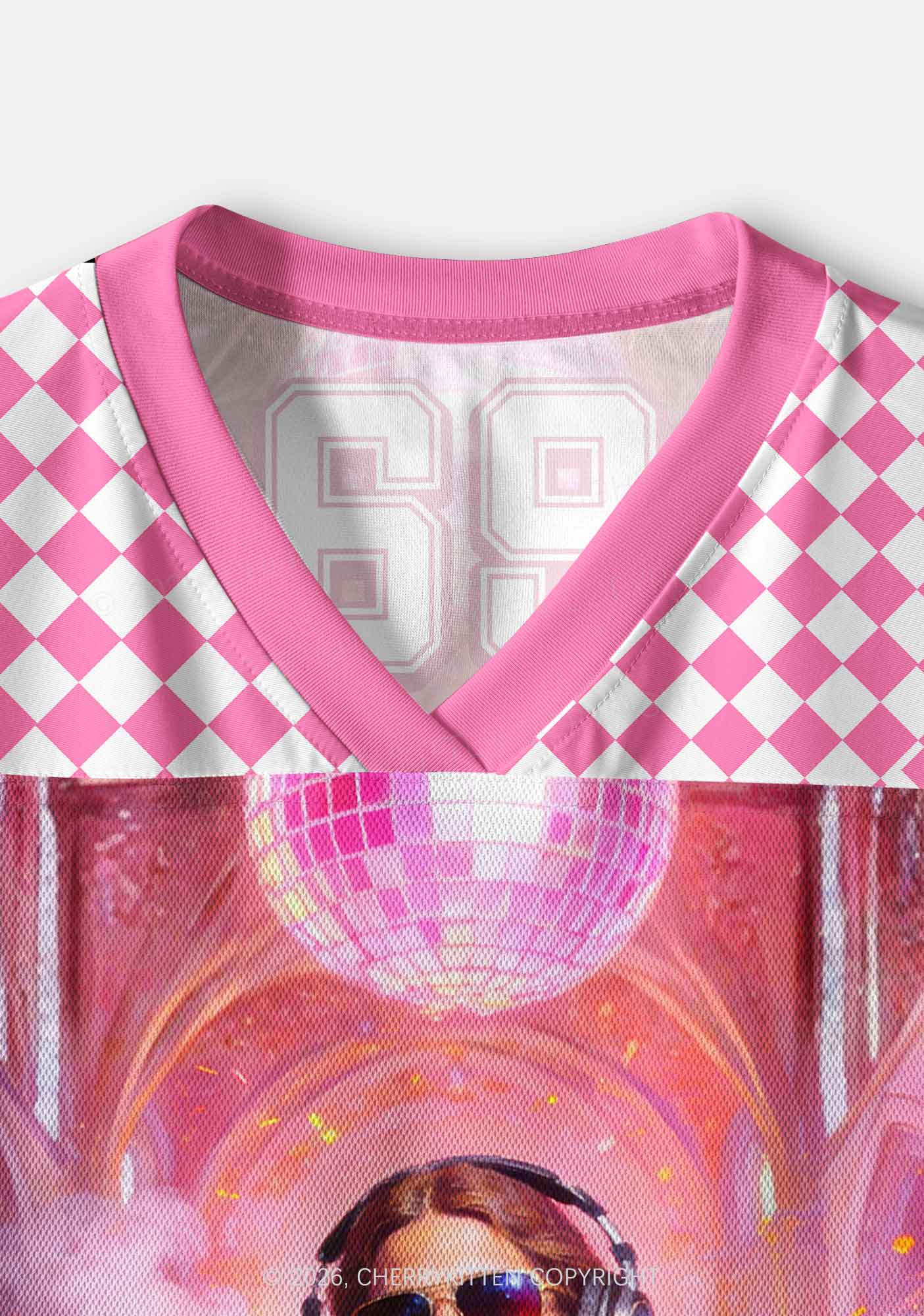 DJ Jesus Y2K Crop Sport Jersey Shirts Cherrykitten - Image 6