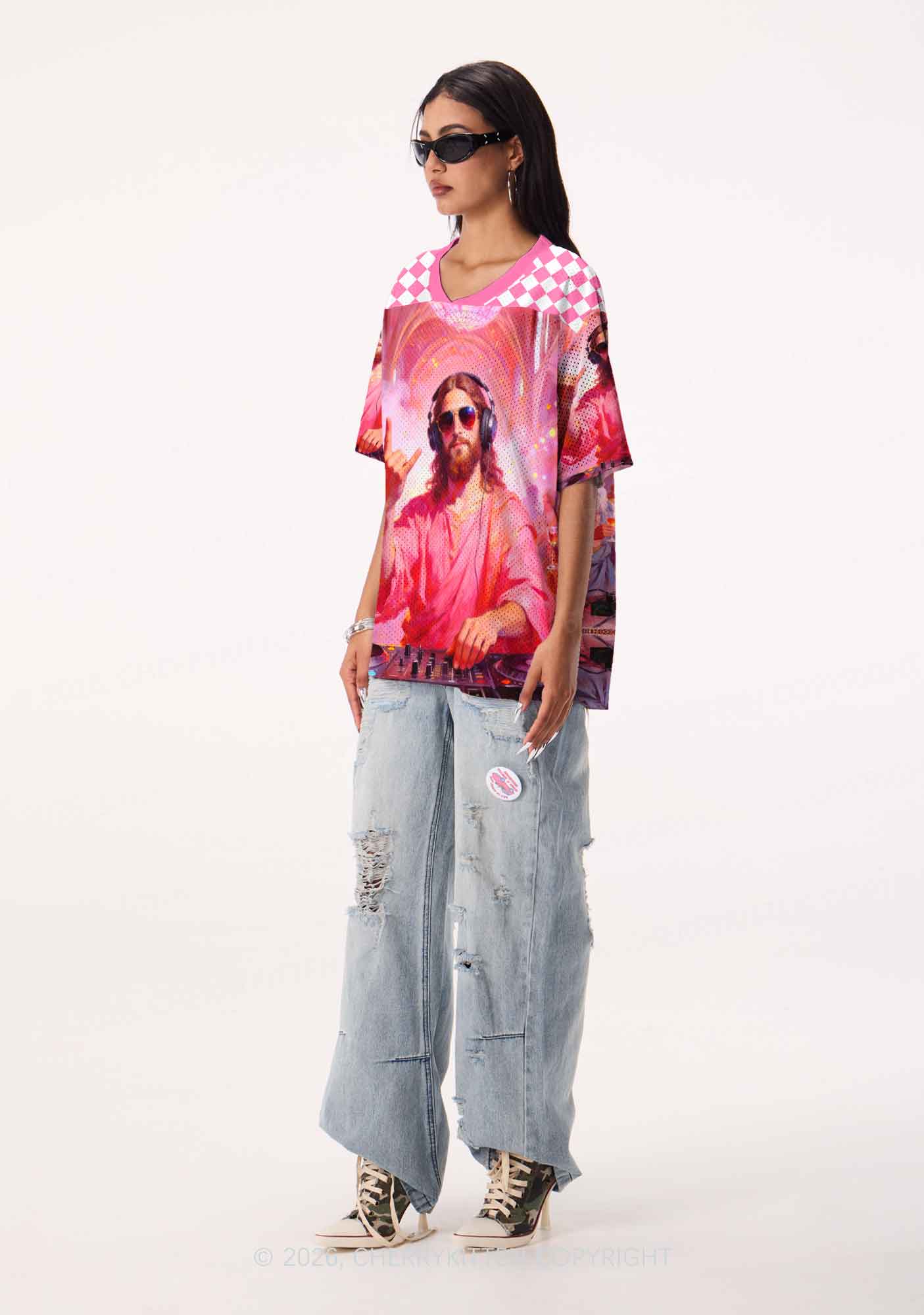 DJ Jesus Y2K Sport Jersey Shirts Cherrykitten - Image 2