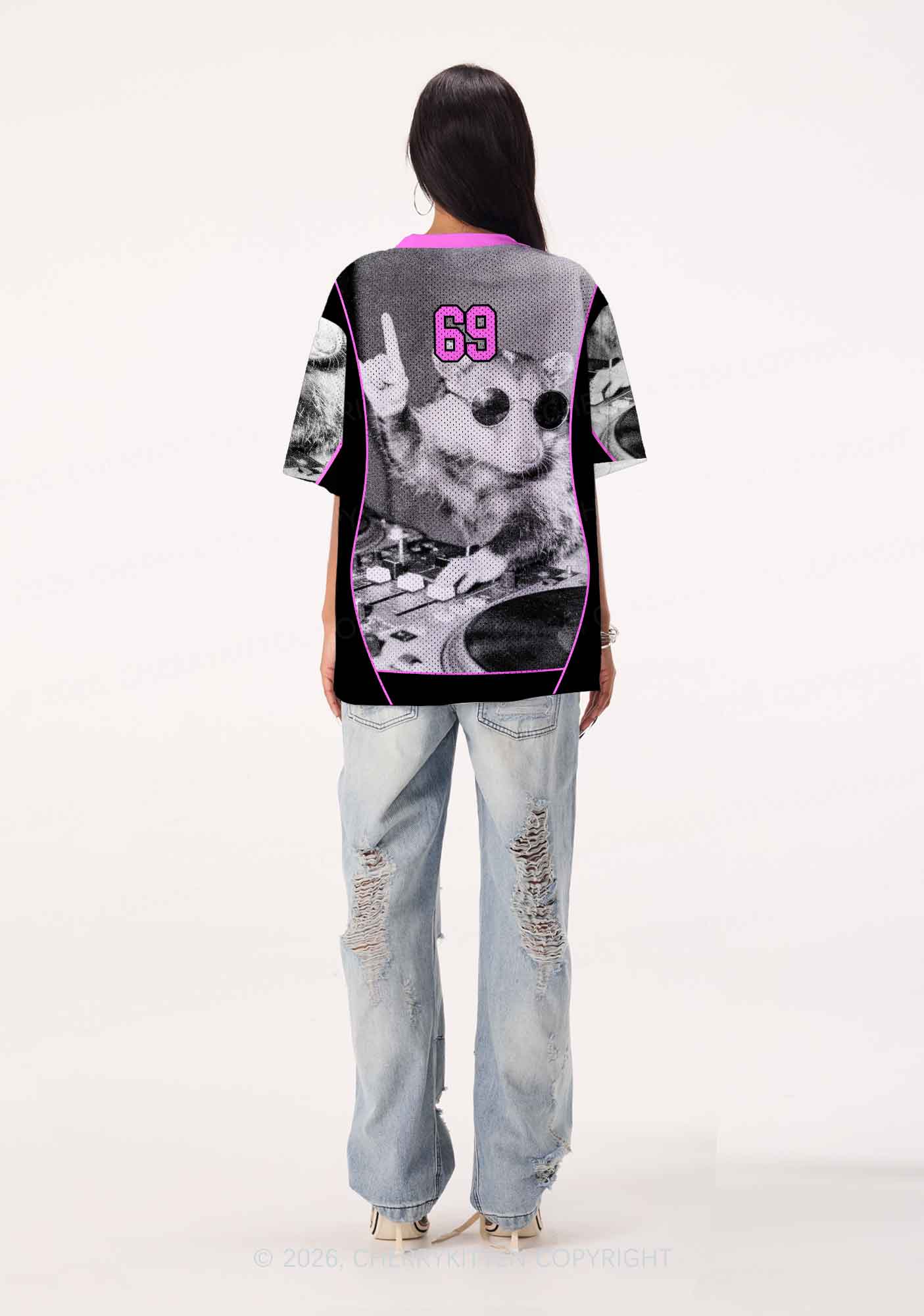 DJ Possum Y2K Sport Jersey Shirts Cherrykitten - Image 3