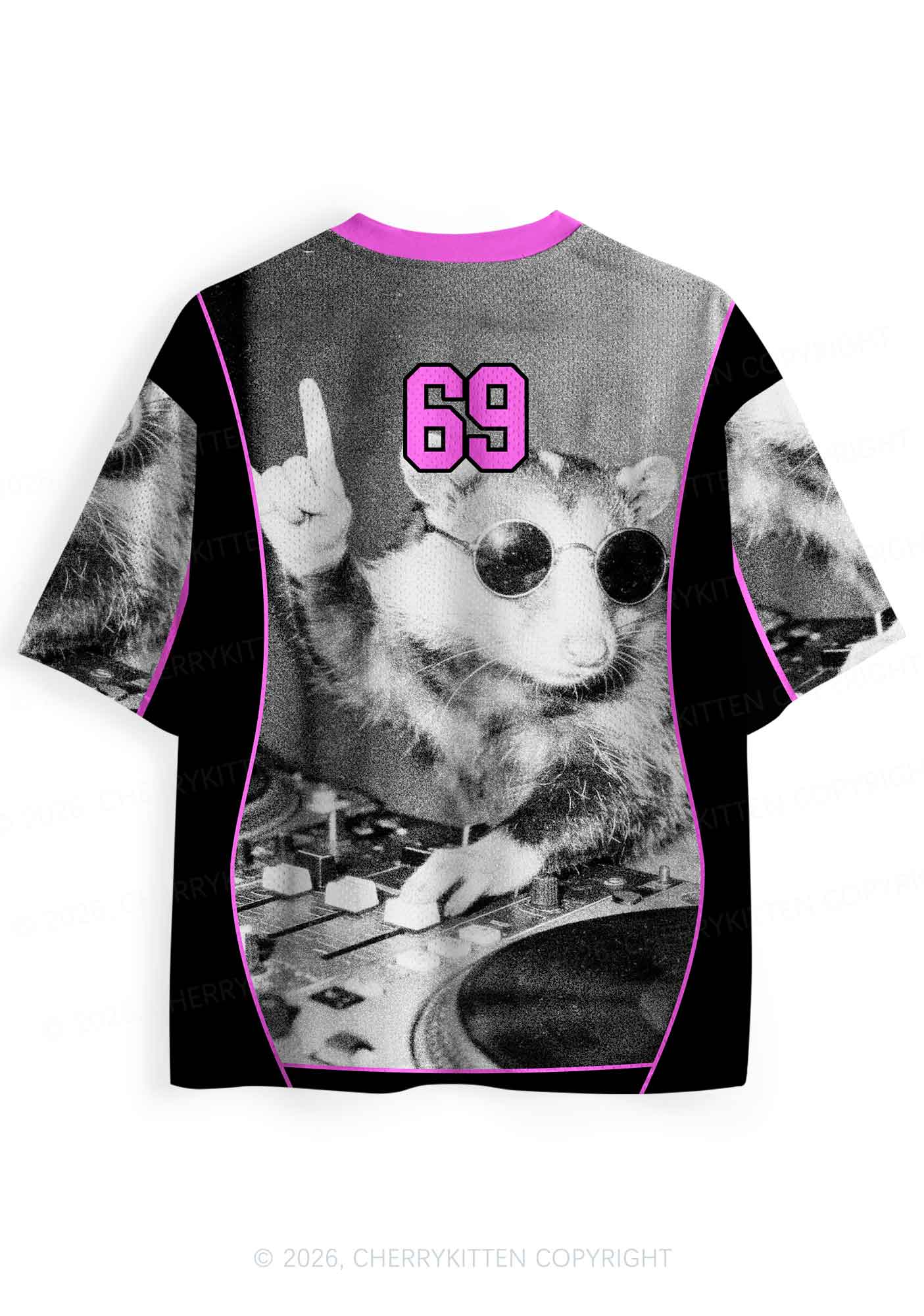 DJ Possum Y2K Sport Jersey Shirts Cherrykitten - Image 5
