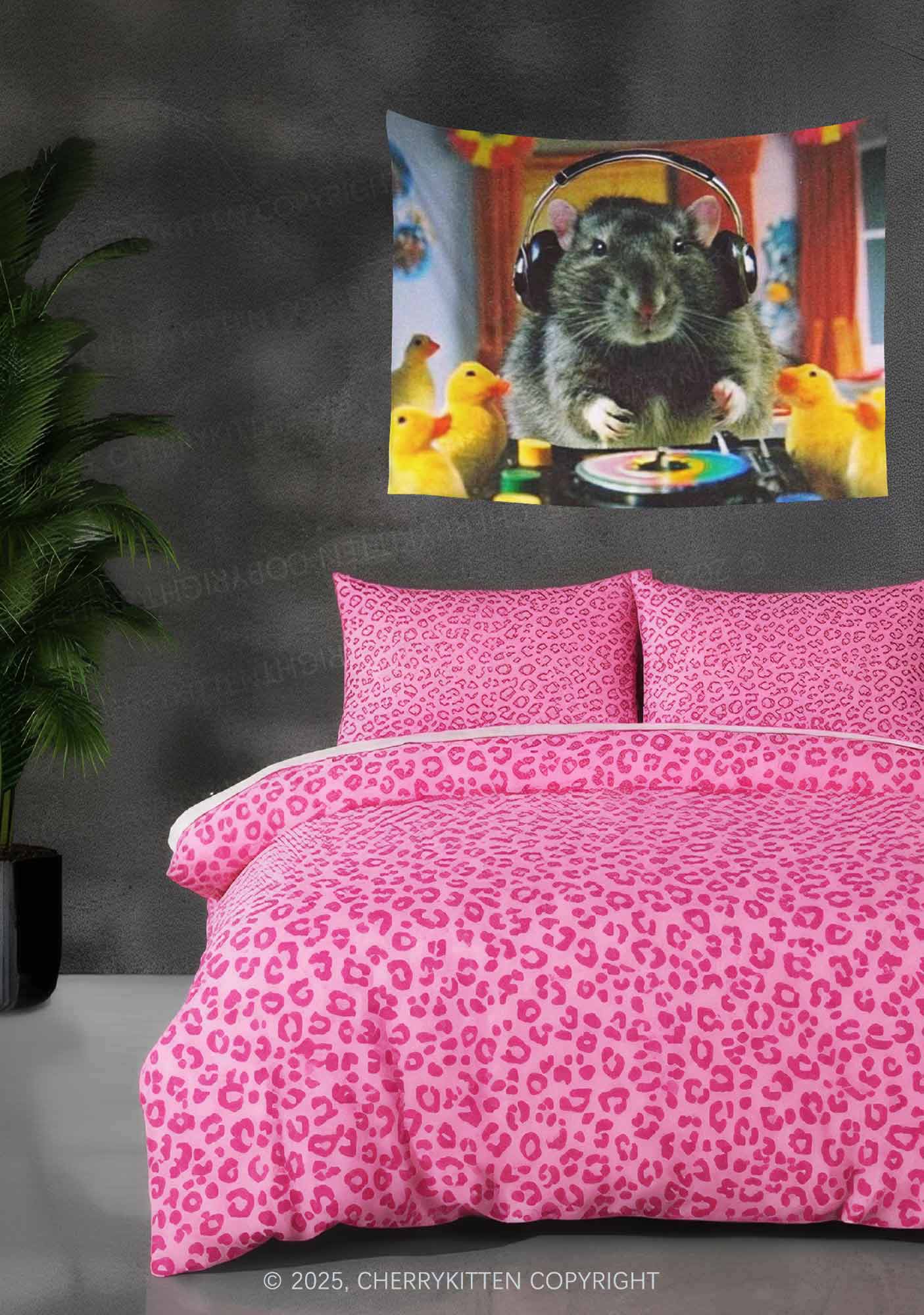 DJ Rat Duck Flag Y2K Tapestry Cherrykitten - Image 2