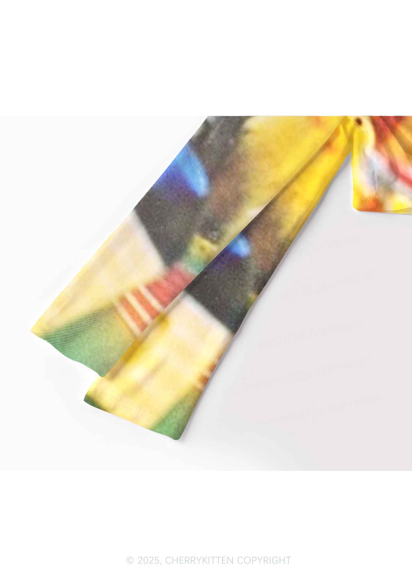DJ Rat Duck Y2K Mesh Long Sleeve Crop Top Cherrykitten - Image 3