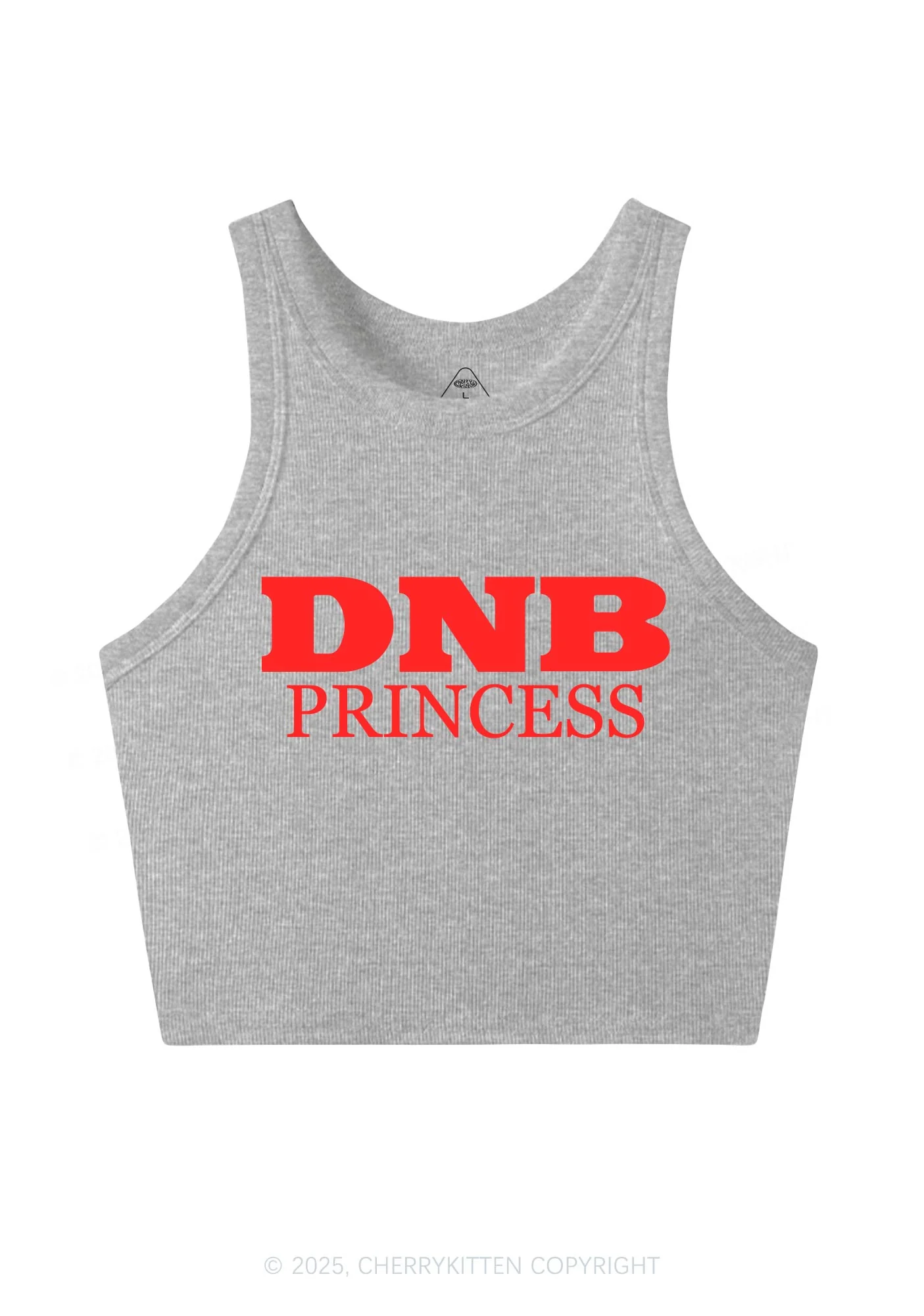 DNB Princess Y2K Crop Tank Top Cherrykitten - Image 4