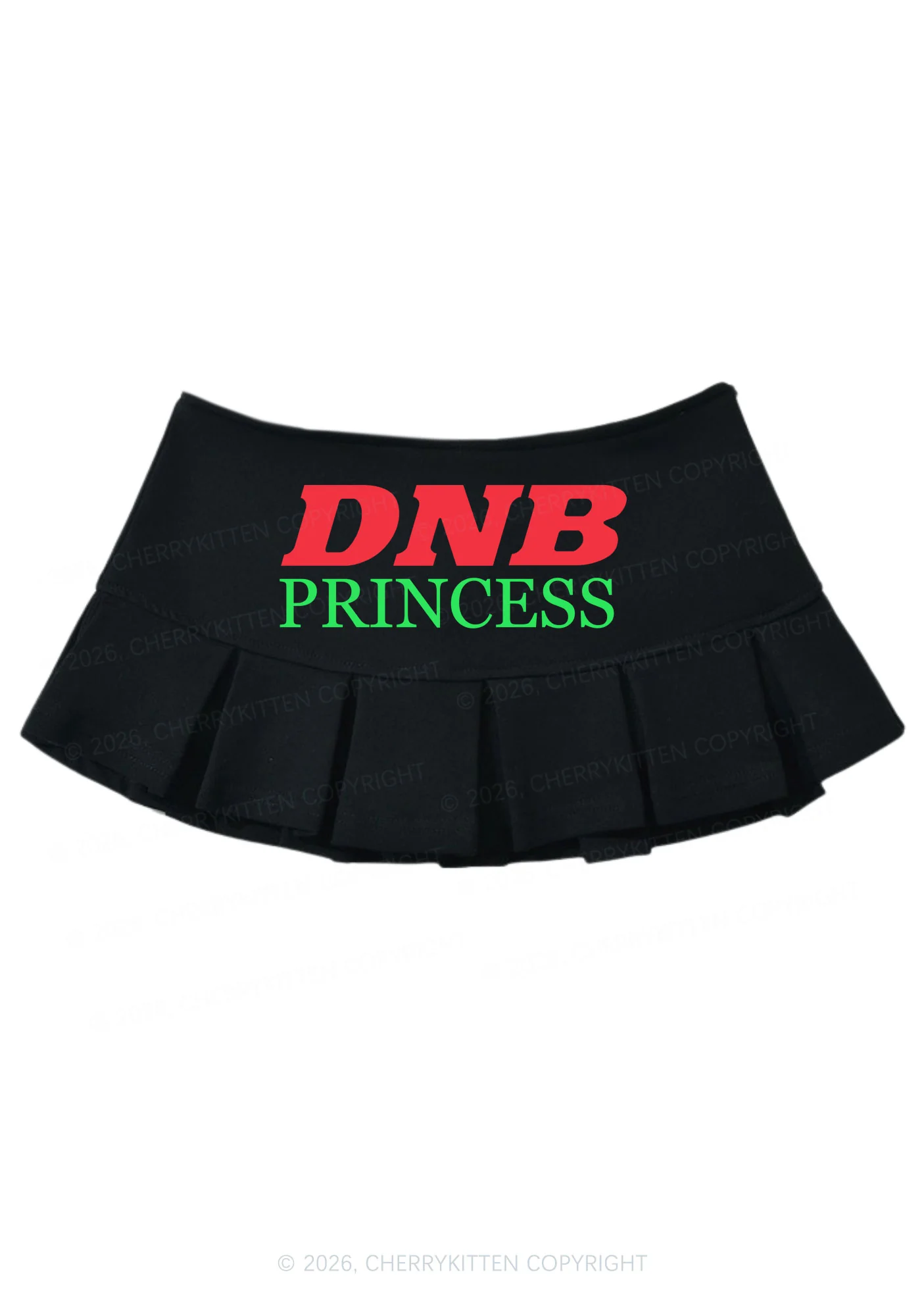 DNB Princess Y2K Mini Pleated Skirts Cherrykitten - Image 4