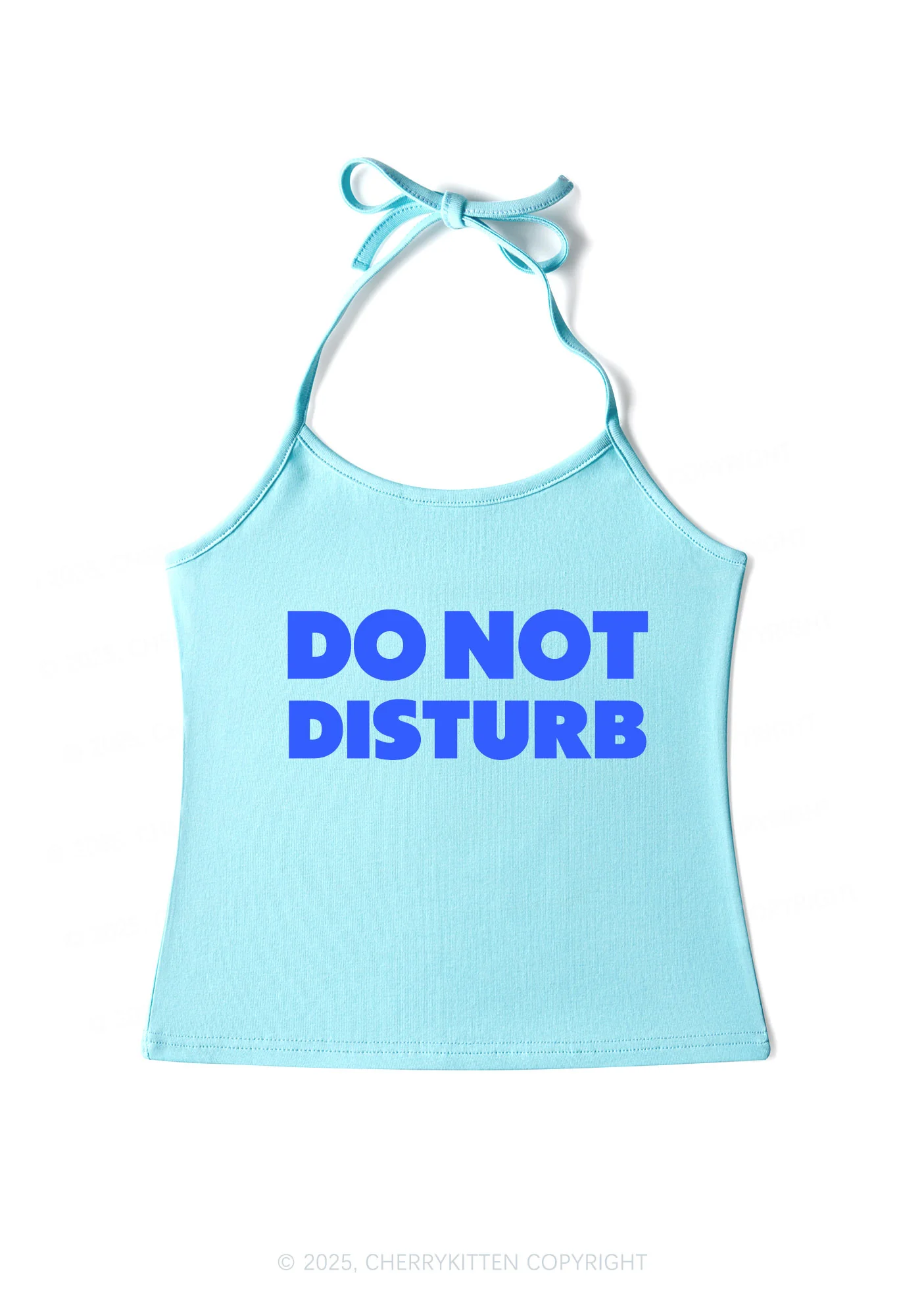 Do Not Disturb Y2K Halter Neck Cami Cherrykitten - Image 2