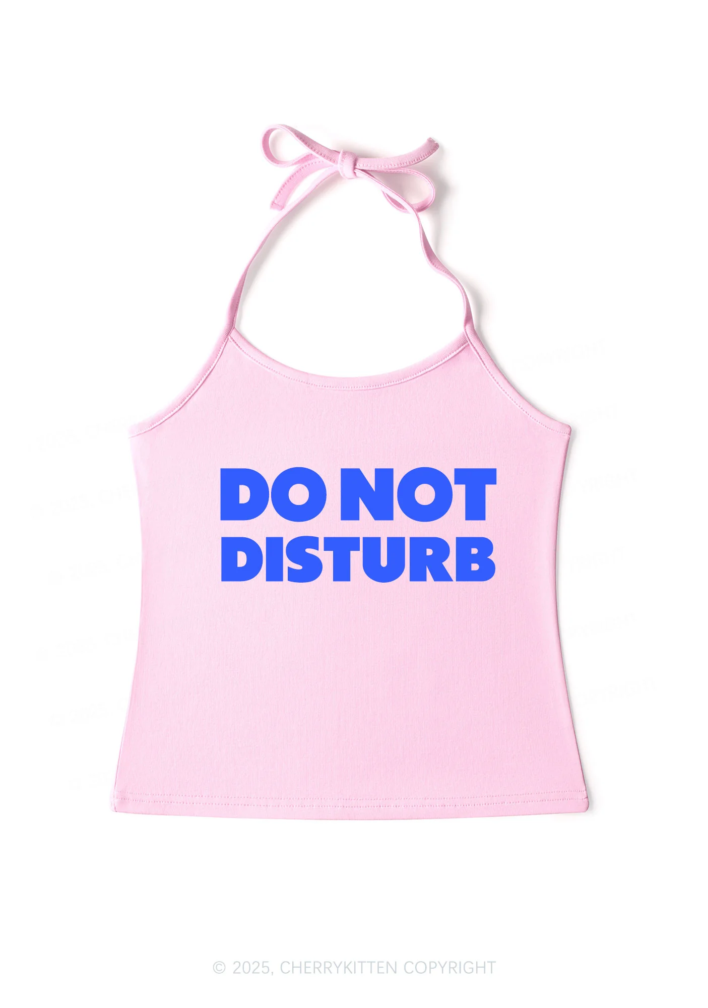 Do Not Disturb Y2K Halter Neck Cami Cherrykitten - Image 3