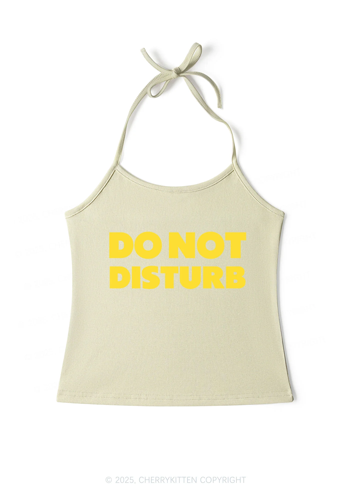 Do Not Disturb Y2K Halter Neck Cami Cherrykitten - Image 6