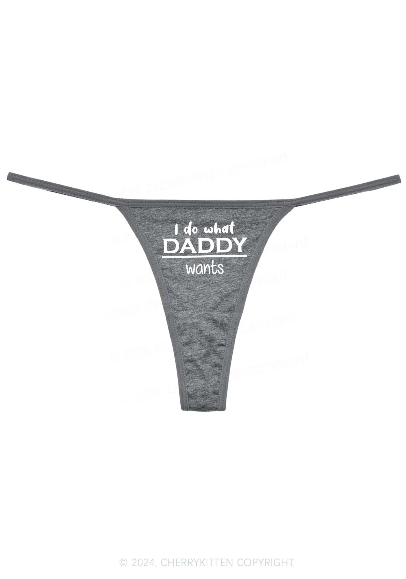 Do What Daddy Wants Y2K Flat String Thong Cherrykitten - Image 7