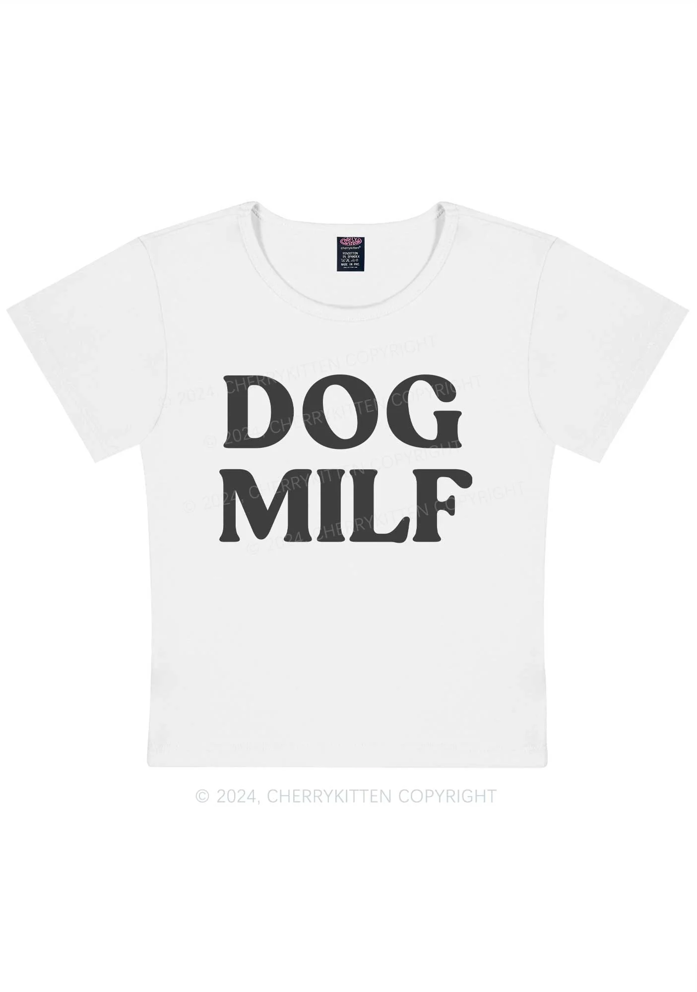 Dog Mxxf Y2K Baby Tee Cherrykitten - Image 6