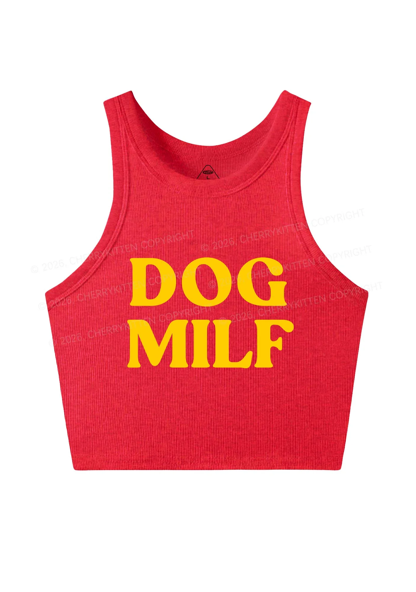 Dog Mxxf Y2K Crop Tank Top Cherrykitten - Image 6