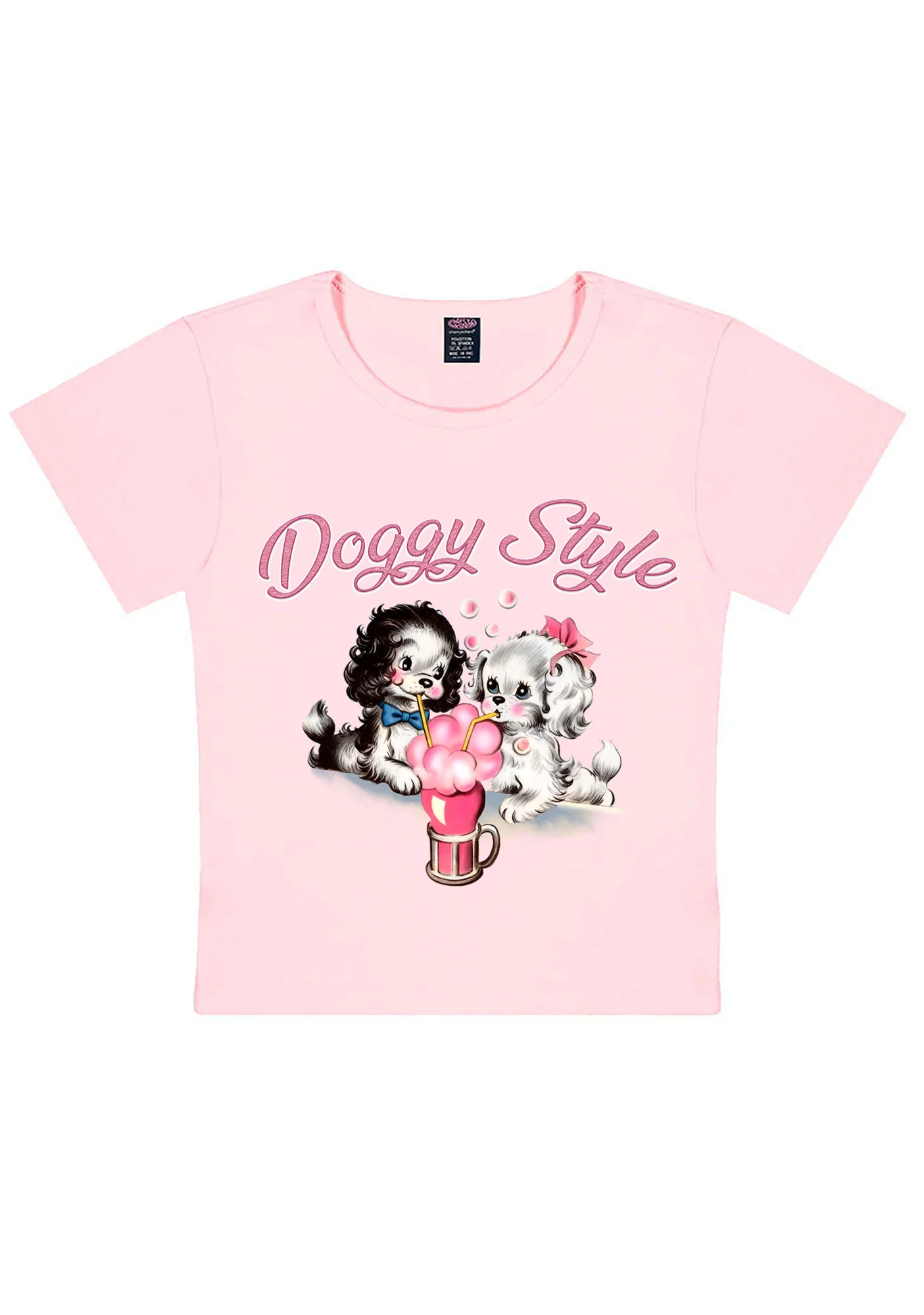 Doggy Style Y2K Baby Tee Cherrykitten - Image 11