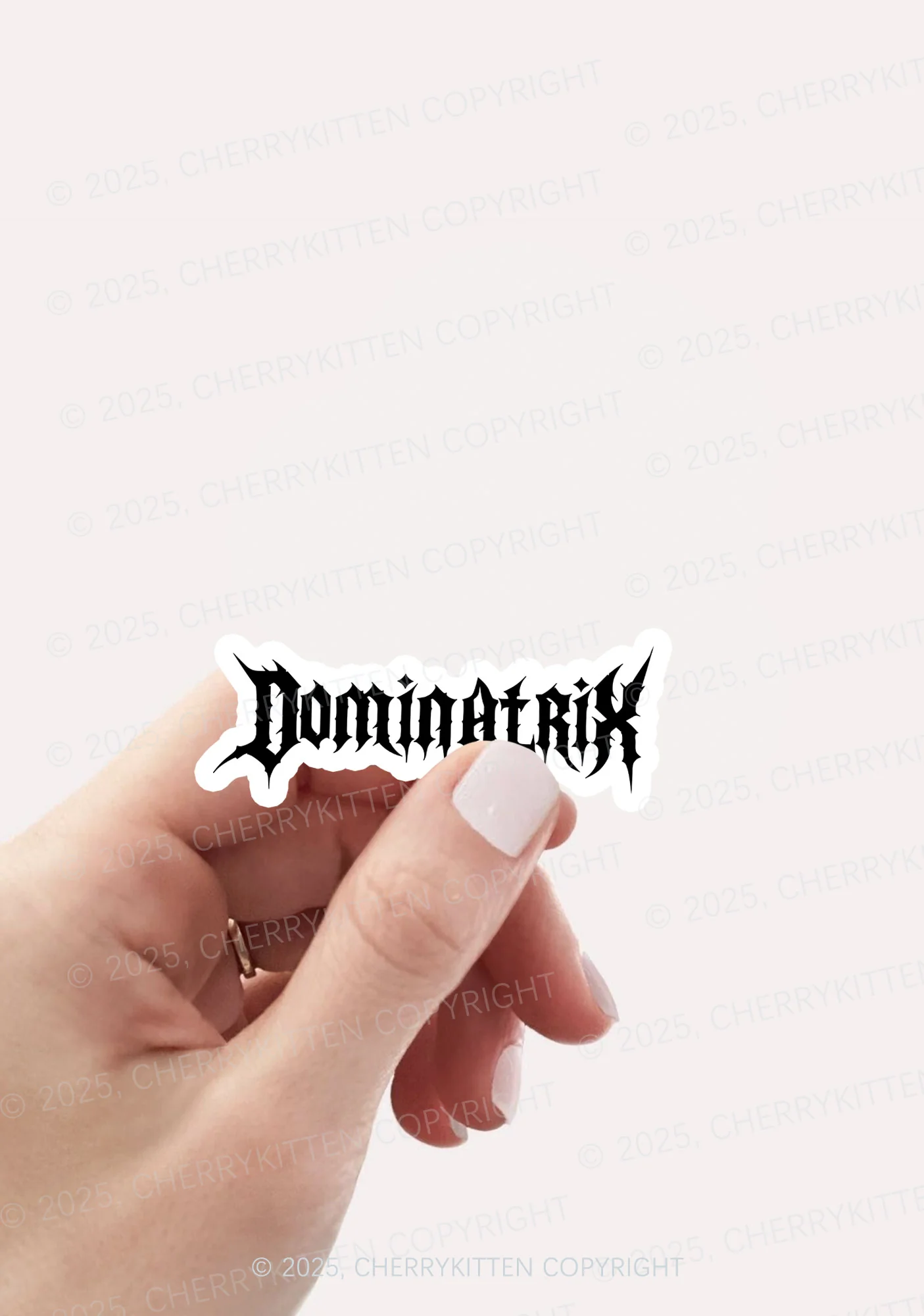 Dominatrix 1Pc Y2K Sticker Cherrykitten - Image 2
