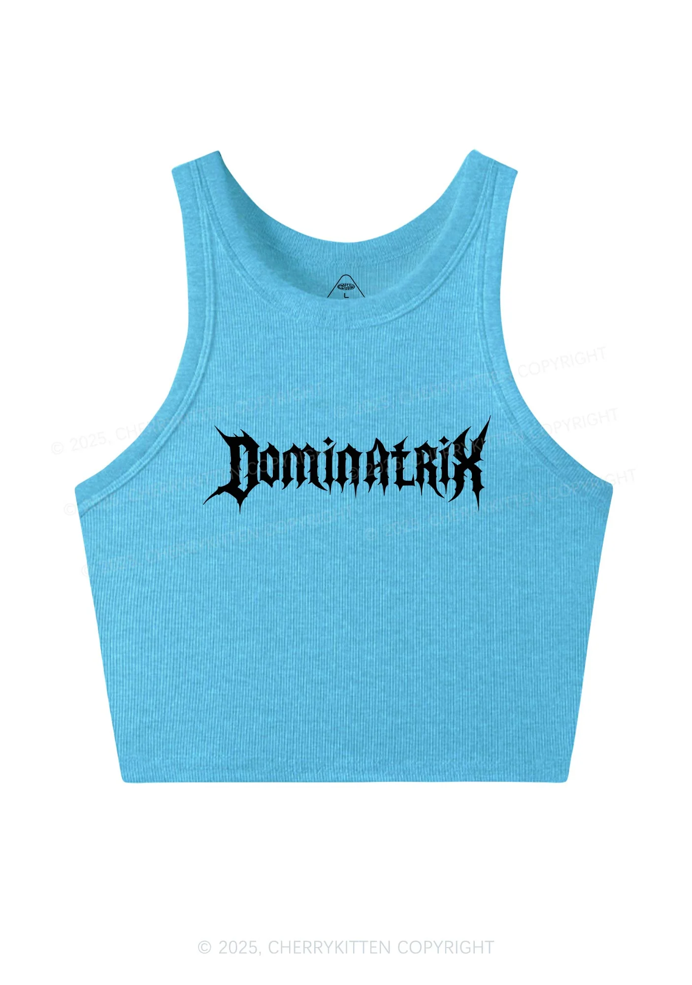 Dominatrix Y2K Crop Tank Top Cherrykitten - Image 3