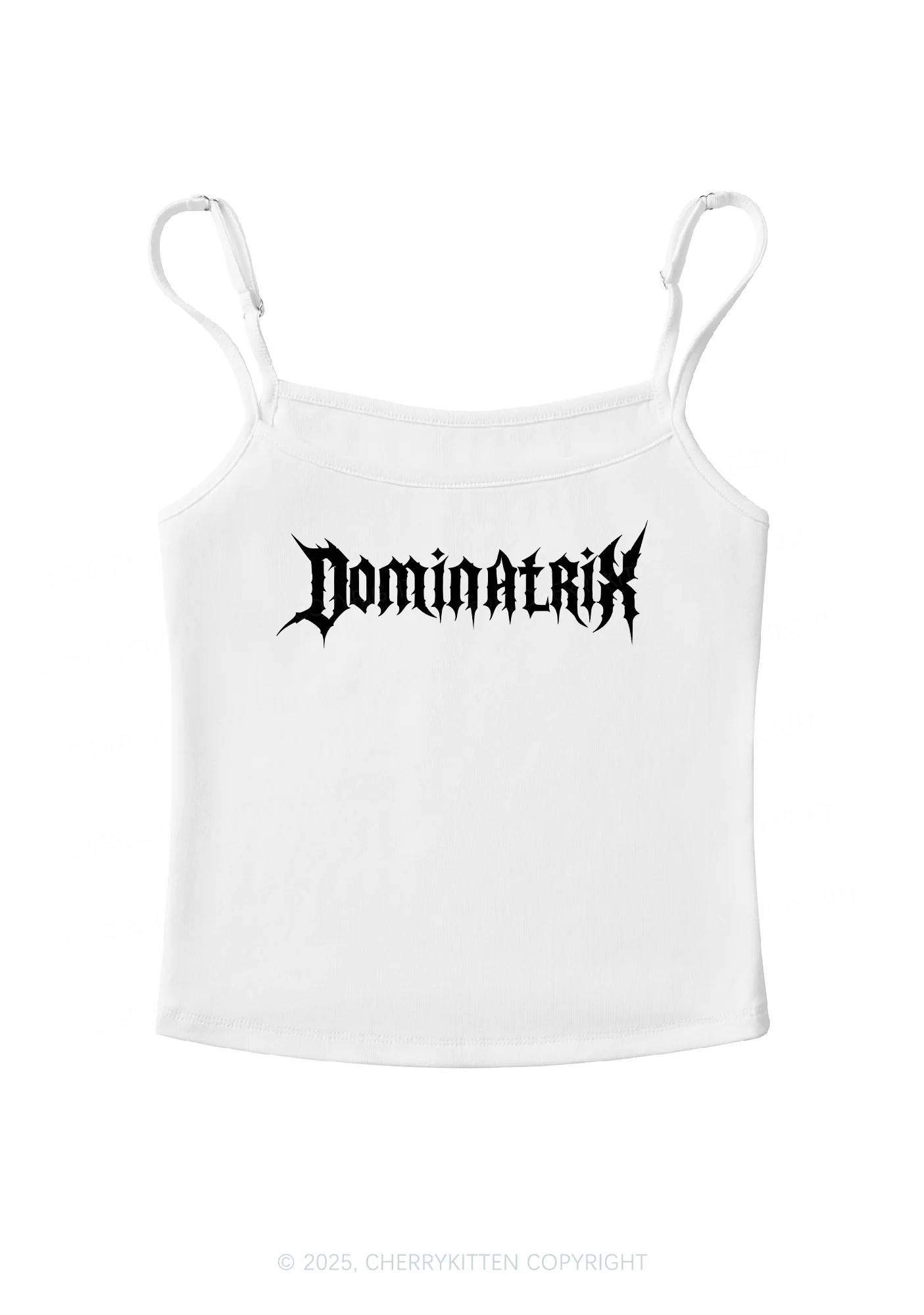 Dominatrix Y2K Spaghetti Strap Cami Cherrykitten - Image 3