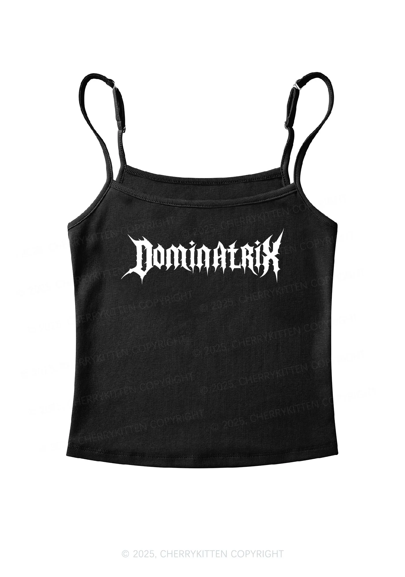 Dominatrix Y2K Spaghetti Strap Cami Cherrykitten - Image 4