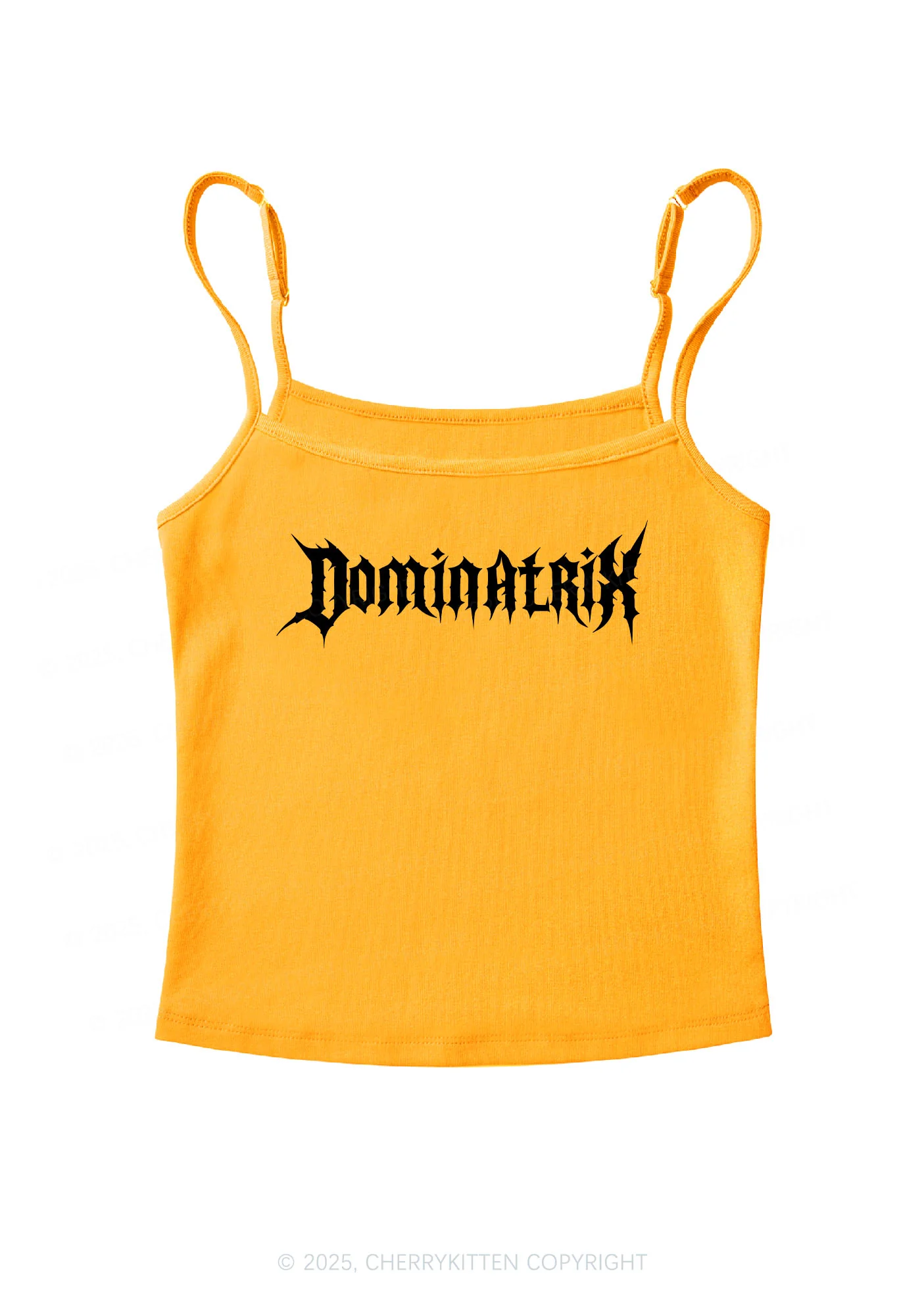 Dominatrix Y2K Spaghetti Strap Cami Cherrykitten - Image 6