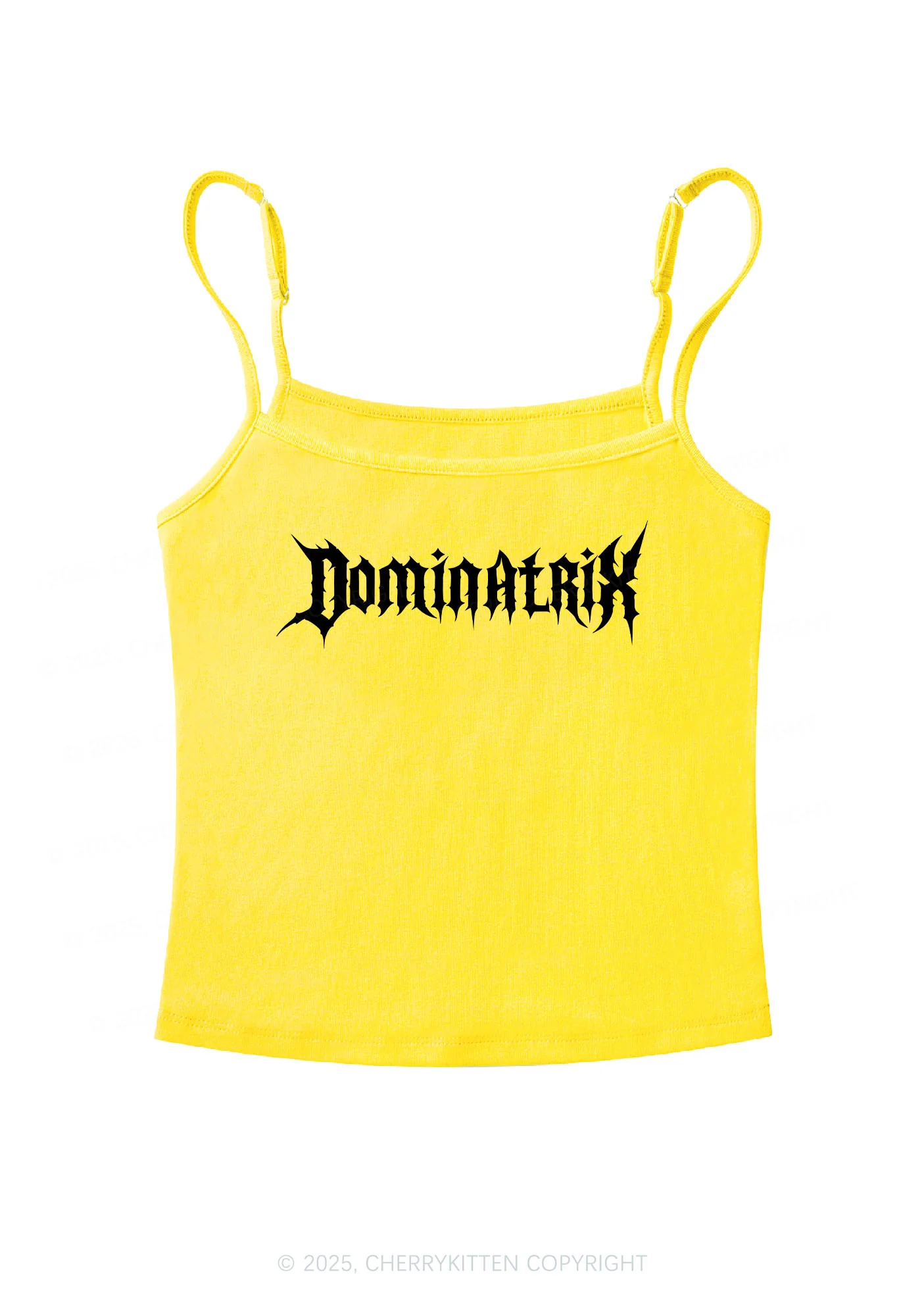 Dominatrix Y2K Spaghetti Strap Cami Cherrykitten - Image 7