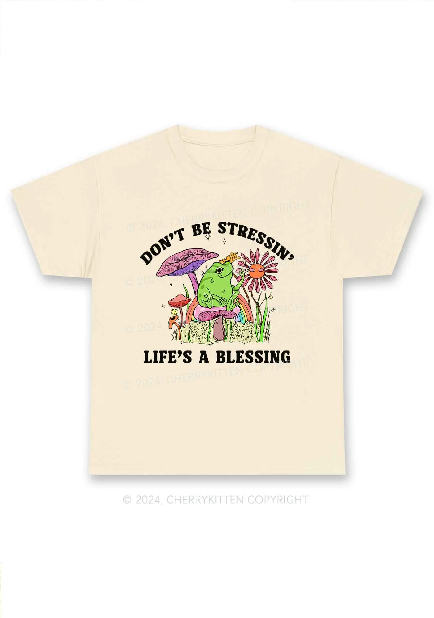 Don't Be Stressin Y2K Chunky Shirt Cherrykitten - Image 4