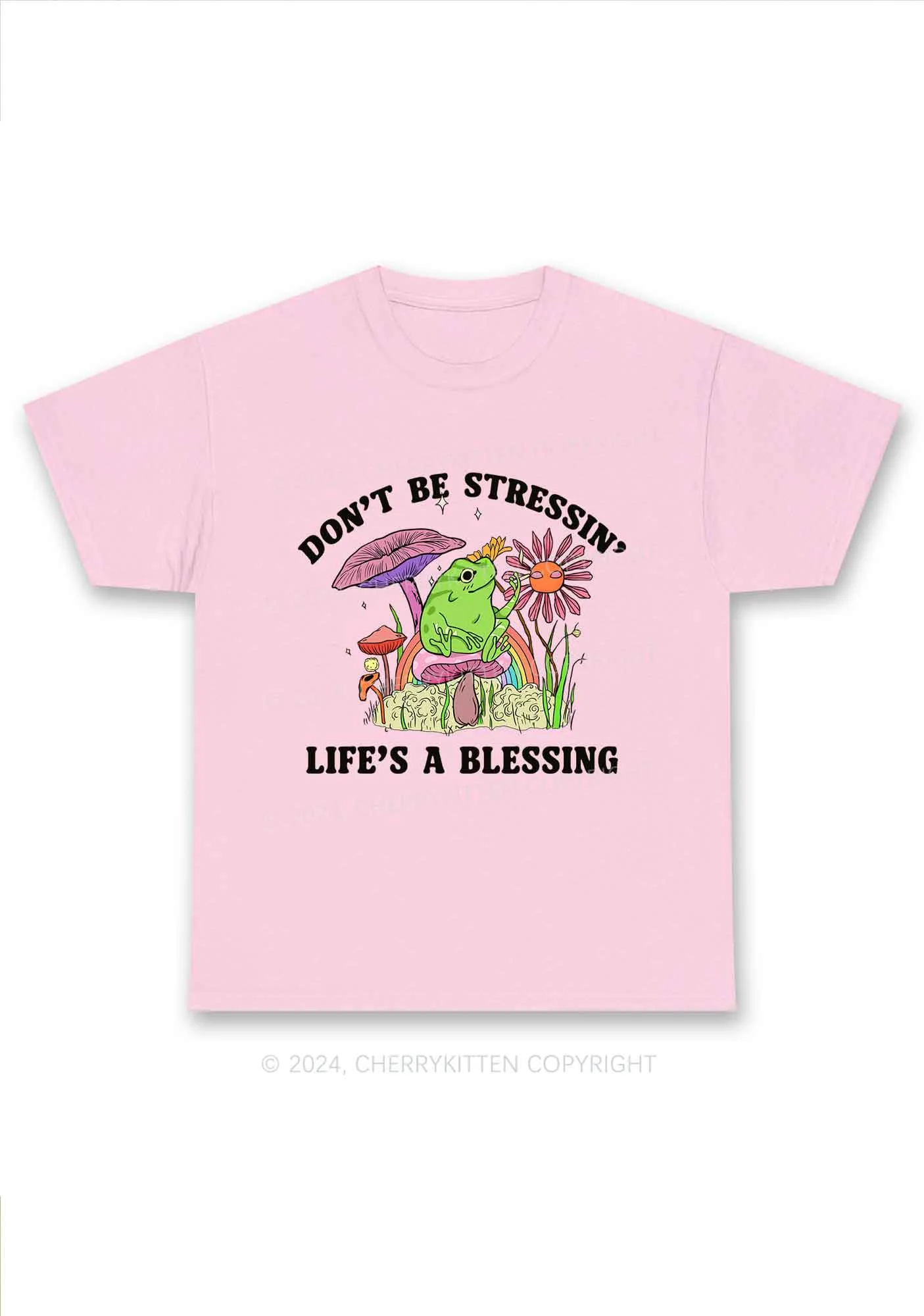 Don't Be Stressin Y2K Chunky Shirt Cherrykitten - Image 5