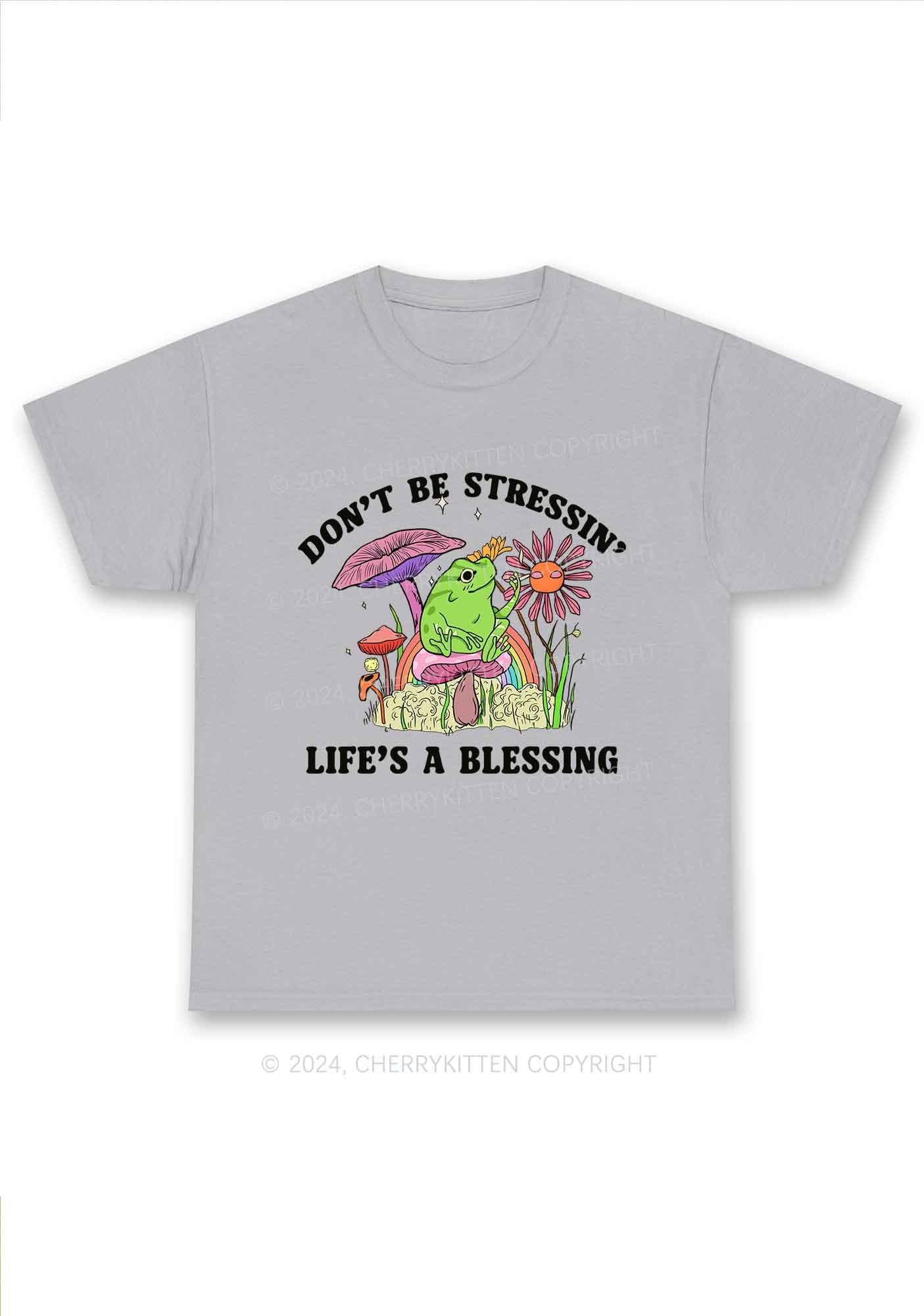 Don't Be Stressin Y2K Chunky Shirt Cherrykitten - Image 6