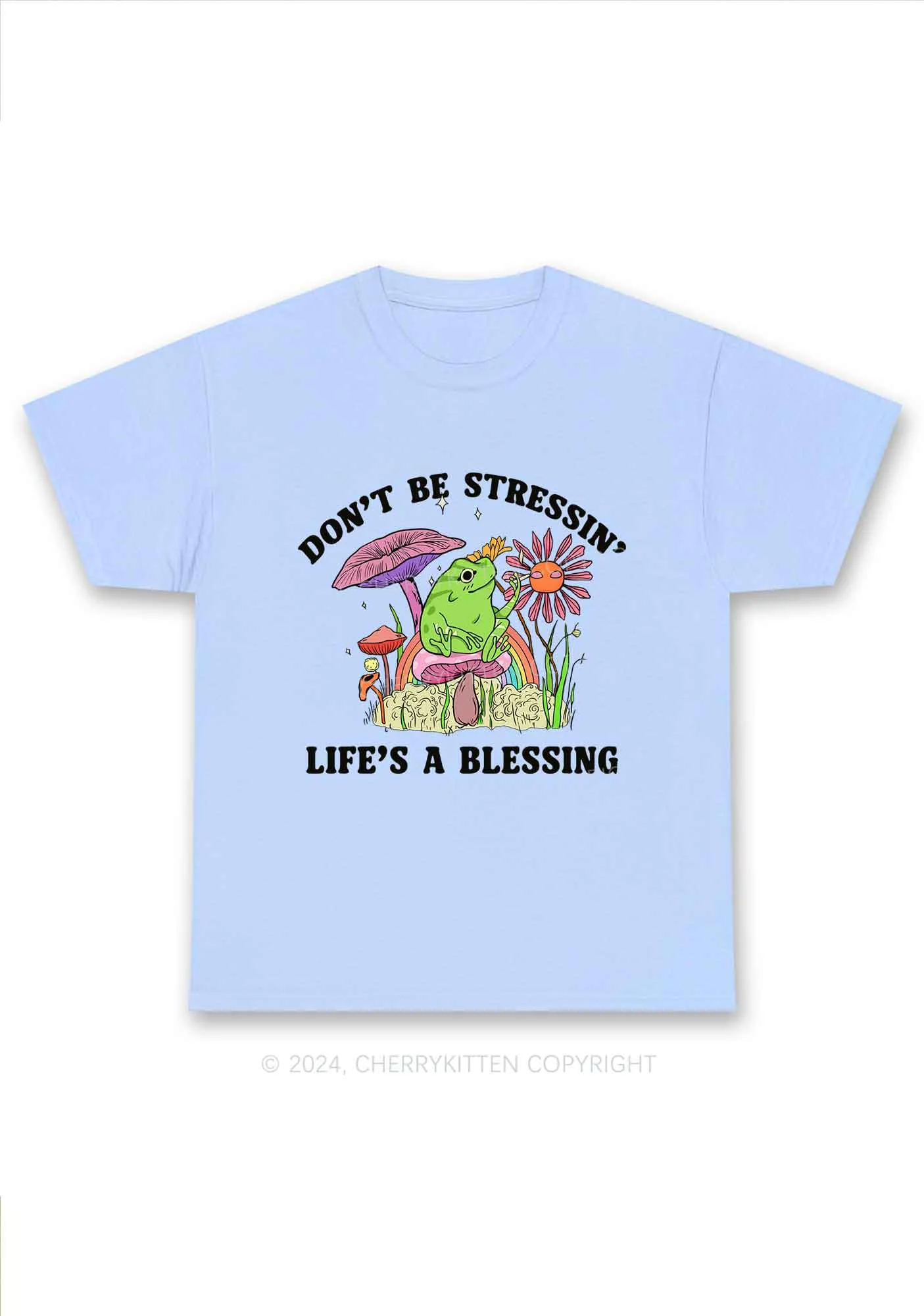 Don't Be Stressin Y2K Chunky Shirt Cherrykitten - Image 7
