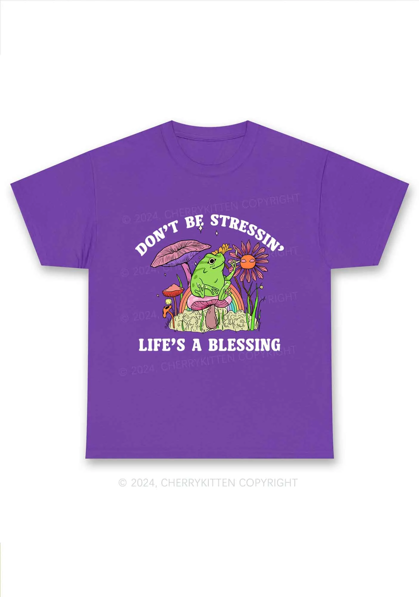 Don't Be Stressin Y2K Chunky Shirt Cherrykitten - Image 8